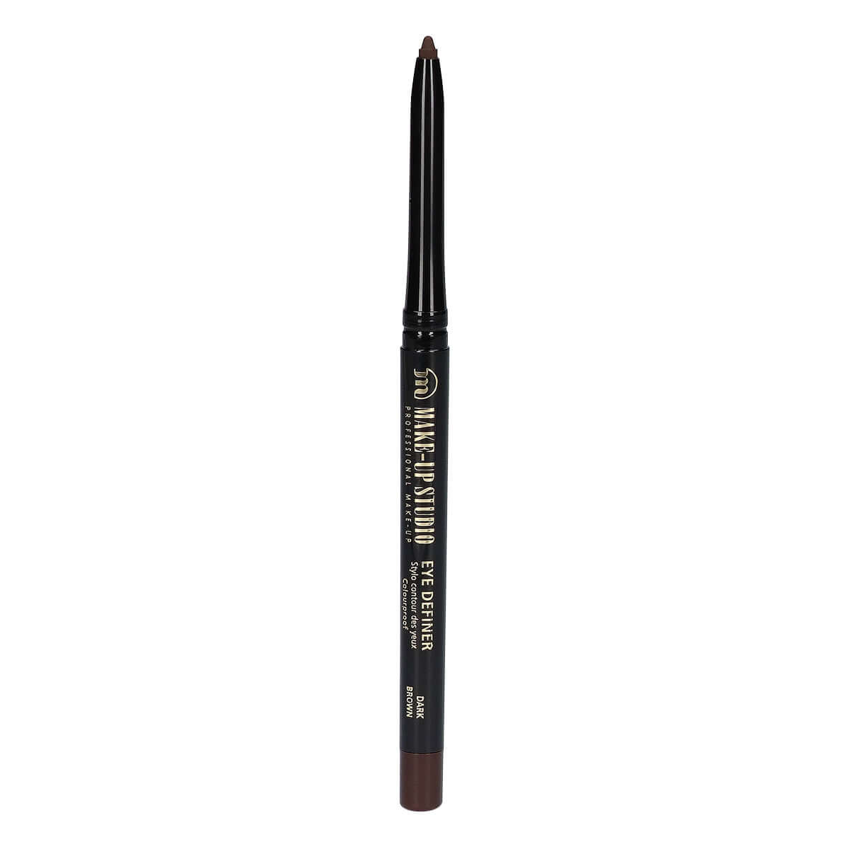 Matita Eyeliner definer, morbido e setoso, impermeabile e a lunga durata con temperino integrato.