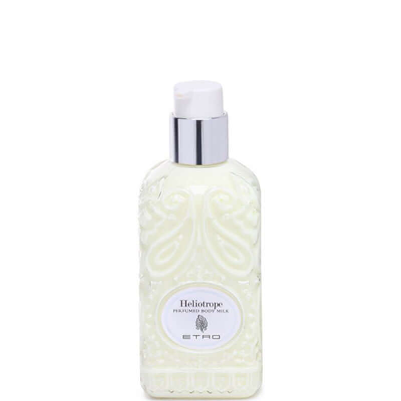 ETRO Heliotrope Crema Corpo, 250 ml, profumo fresco con note di mandorla e vaniglia.