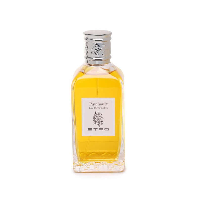 Patchouly Eau De Toilette by Etro in a stylish bottle, 100 ml, embodying exotic and vibrant fragrance.