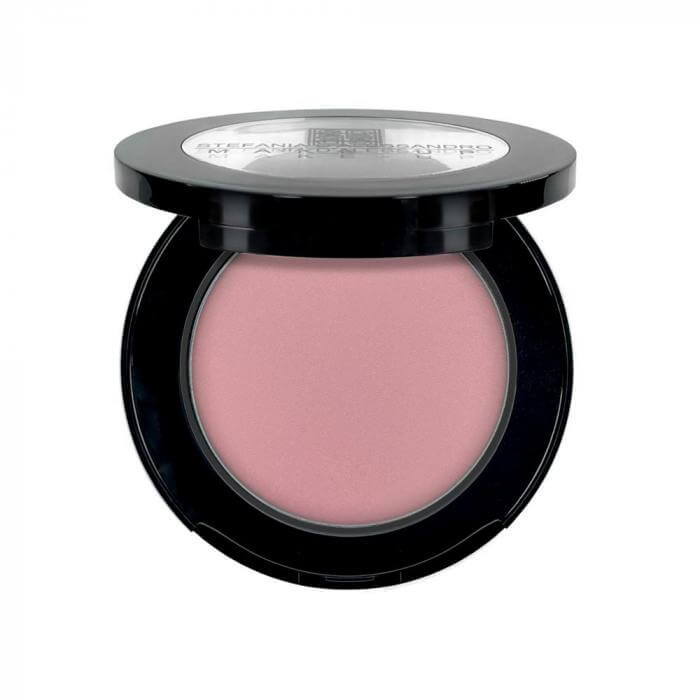Ombretto Spice: compatto fard rosa, massima colorazione e tenuta, ideale per uso professionale e quotidiano.