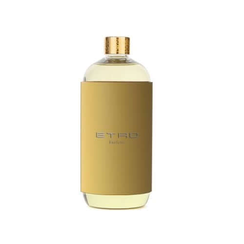 Fragranza Penelope refill by Etro in 500 ml bottle, featuring citrus and spicy notes like orange and cinnamon.