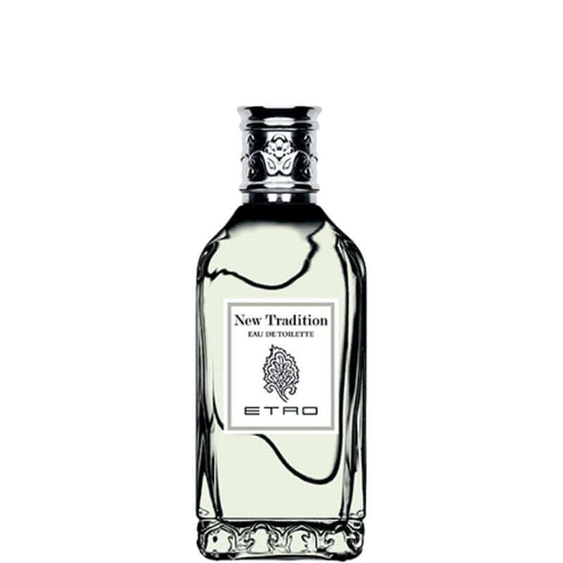 New Tradition Eau De Toilette by Etro, a refined and sensual fragrance, 100 ml bottle showcasing classic yet modern design.