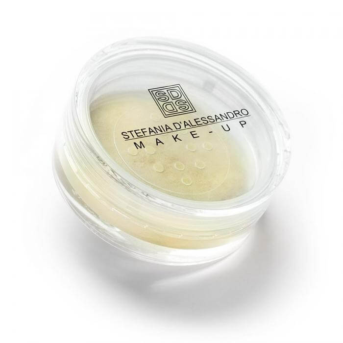 Ombretto Golden White, polvere bianca dorata per effetti perlati e iridescenti nel make-up.