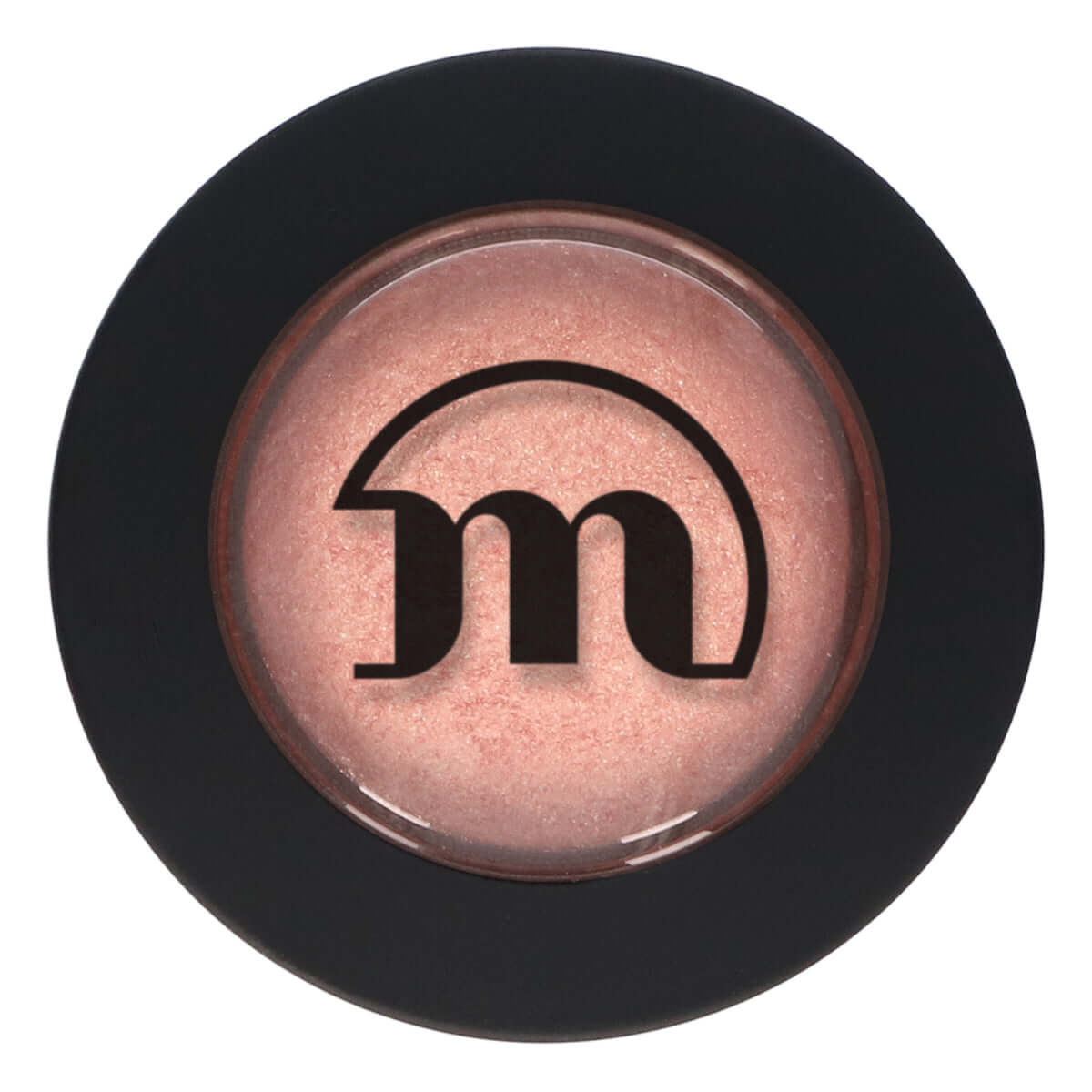 Blusher Lumière in Elegant Beige showcasing shimmering micro-particles for a radiant effect, in a sleek black container.