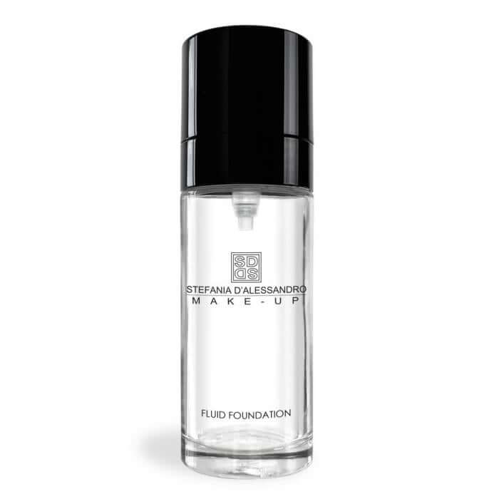 Flacone vuoto ricaricabile per fondotinta fluido da 30ml, in vetro resistente e riciclabile.