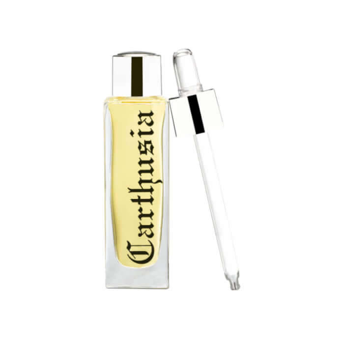 Carthusia Uomo Dopobarba in a stylish bottle with a dropper, ideal for nourishing and softening medium to long beards.