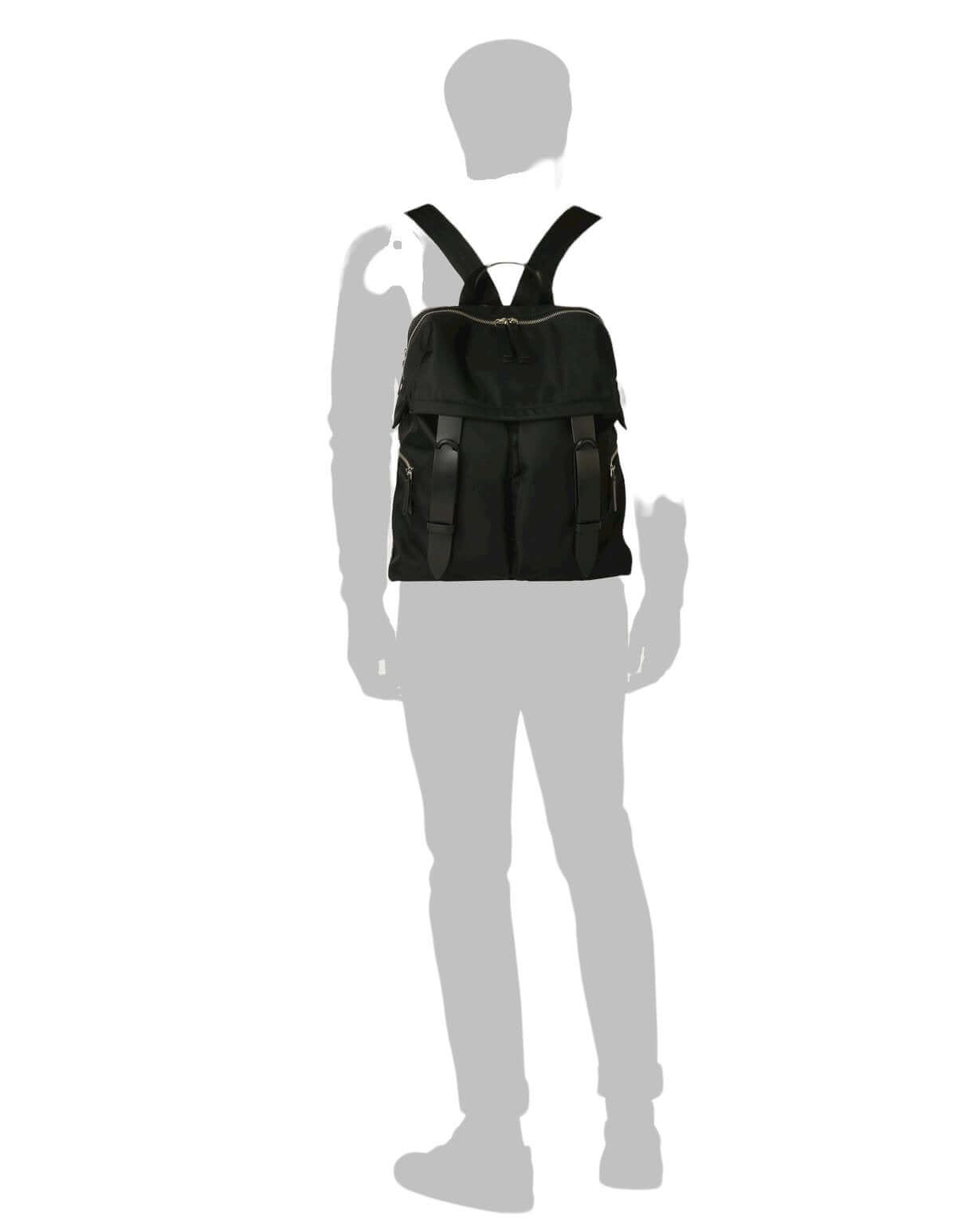 Zaino Nobuckle Planet Eco-Logic in eco-nylon, con spallacci e chiusura zip, ideale per uso quotidiano.