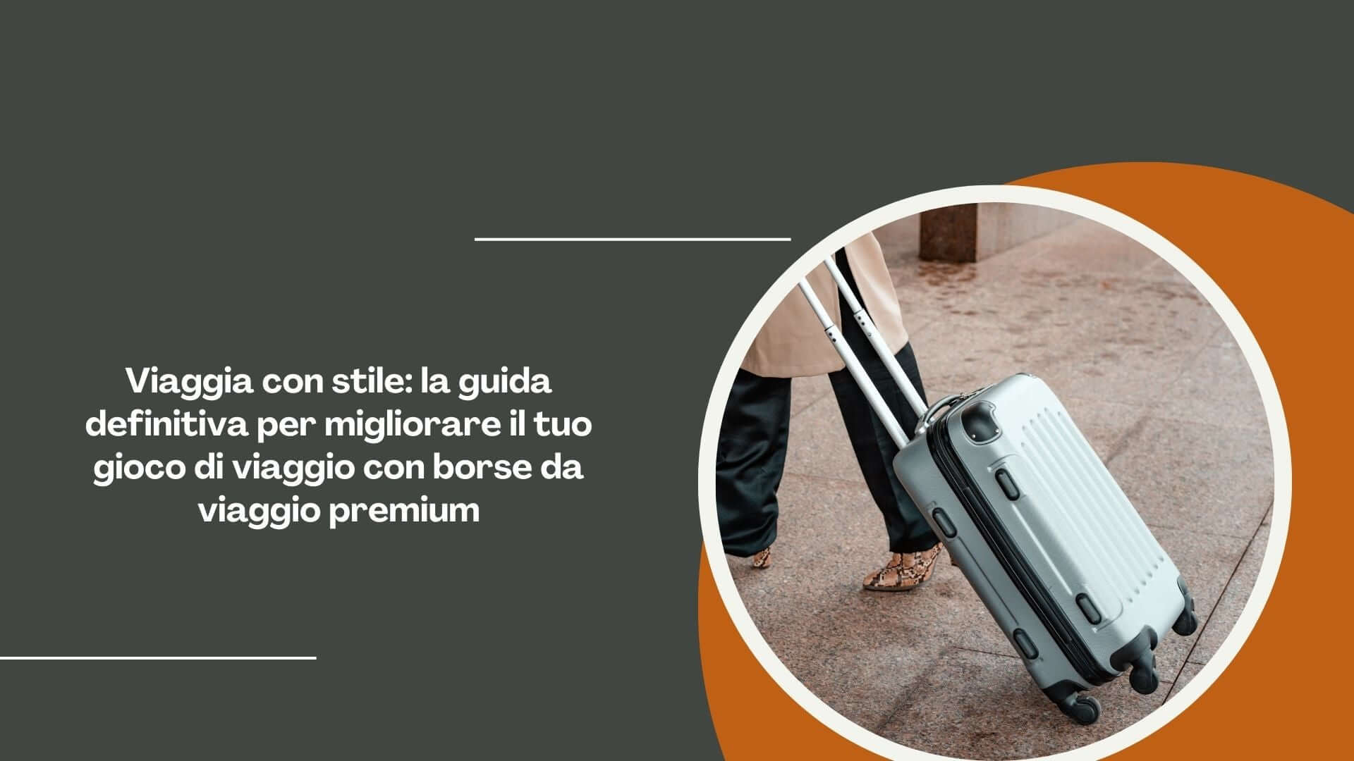 Viaggia con stile con le borse da viaggio premium per un'esperienza di viaggio unica.