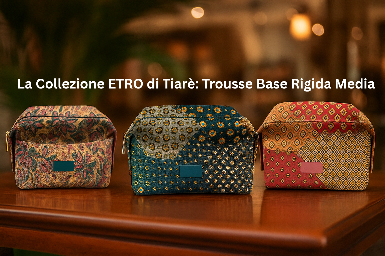 Eleganza Funzionale: La Collezione ETRO “Trousse Base Rigida Media” su Tiarè