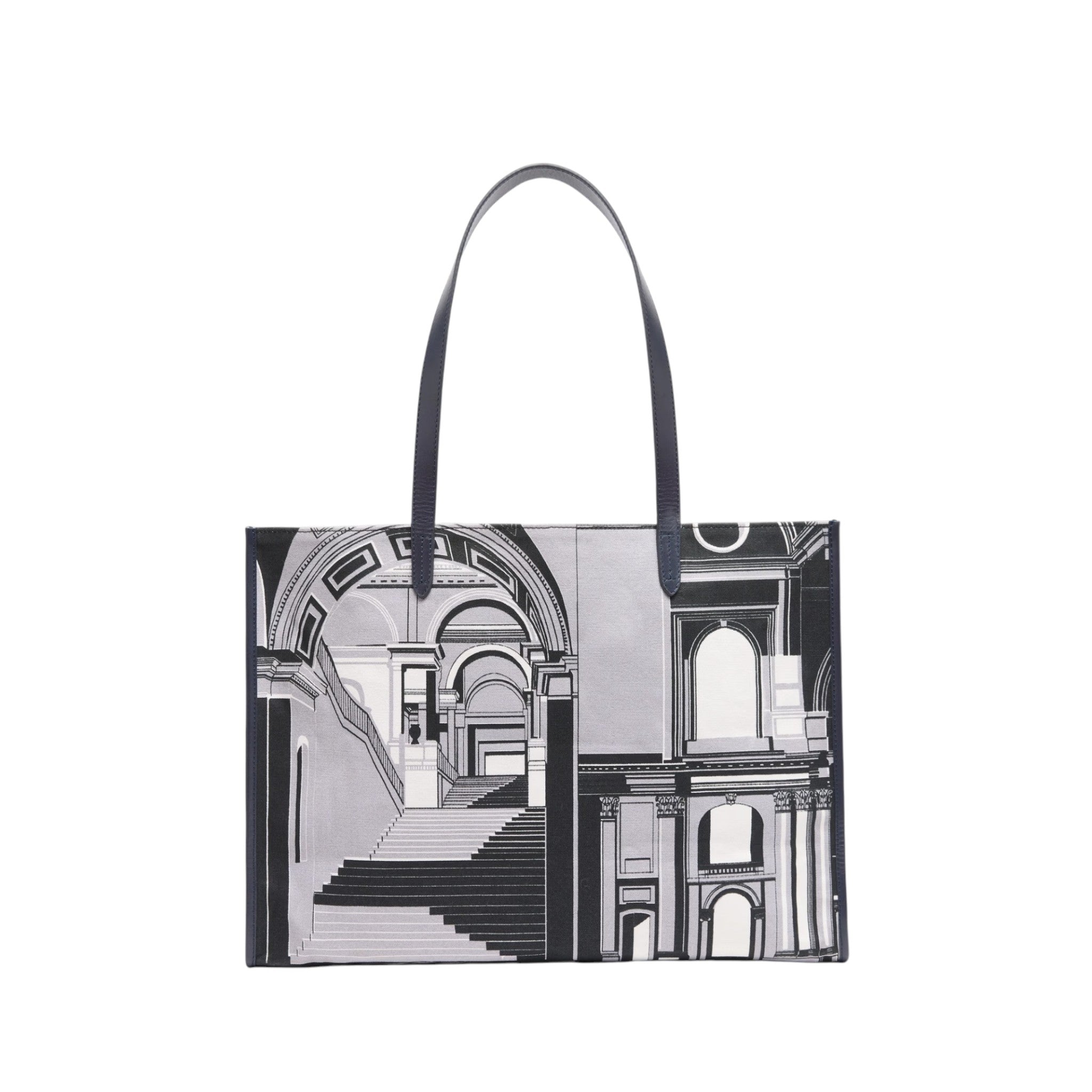 Mirage Black and White Shopping Bag