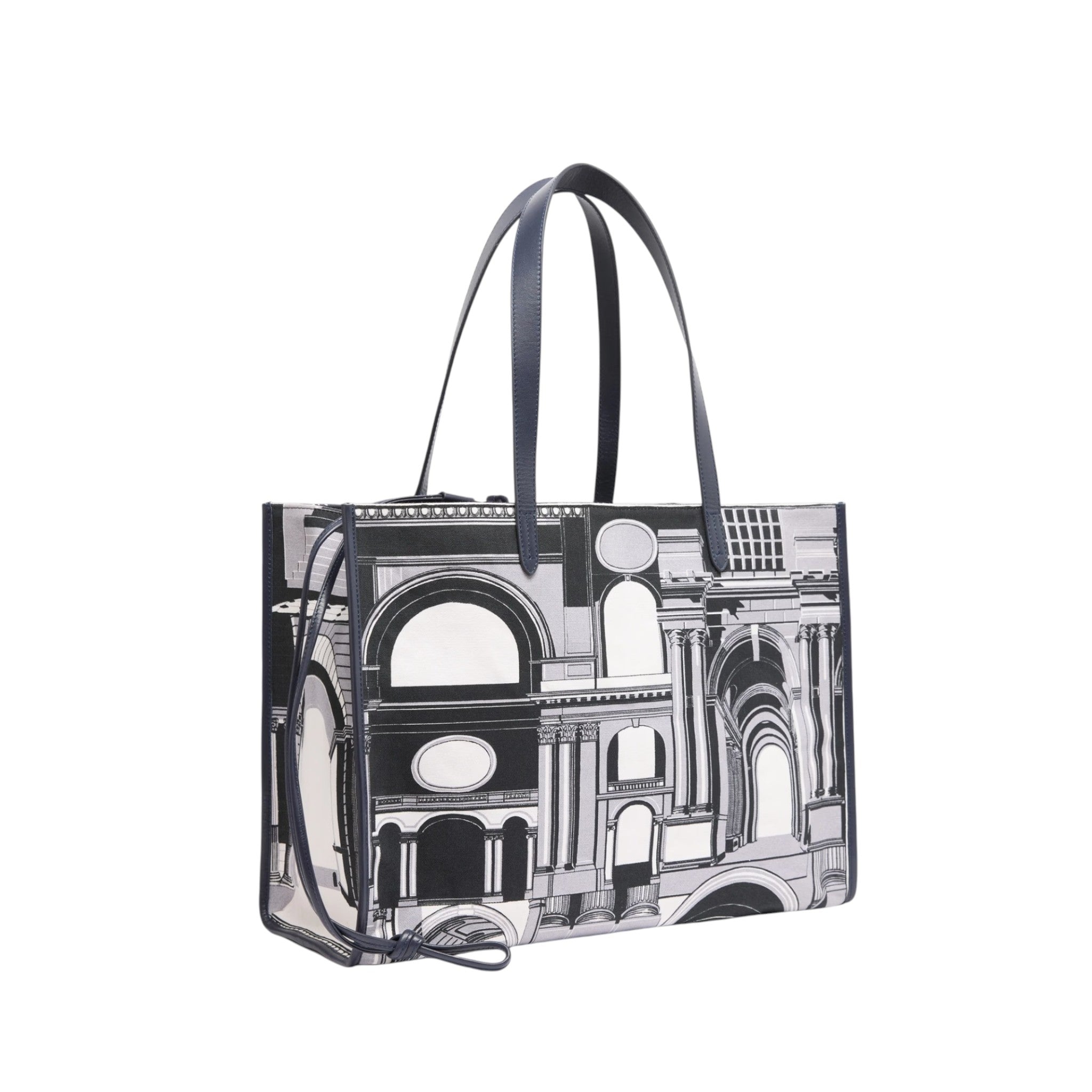 Mirage Black and White Shopping Bag