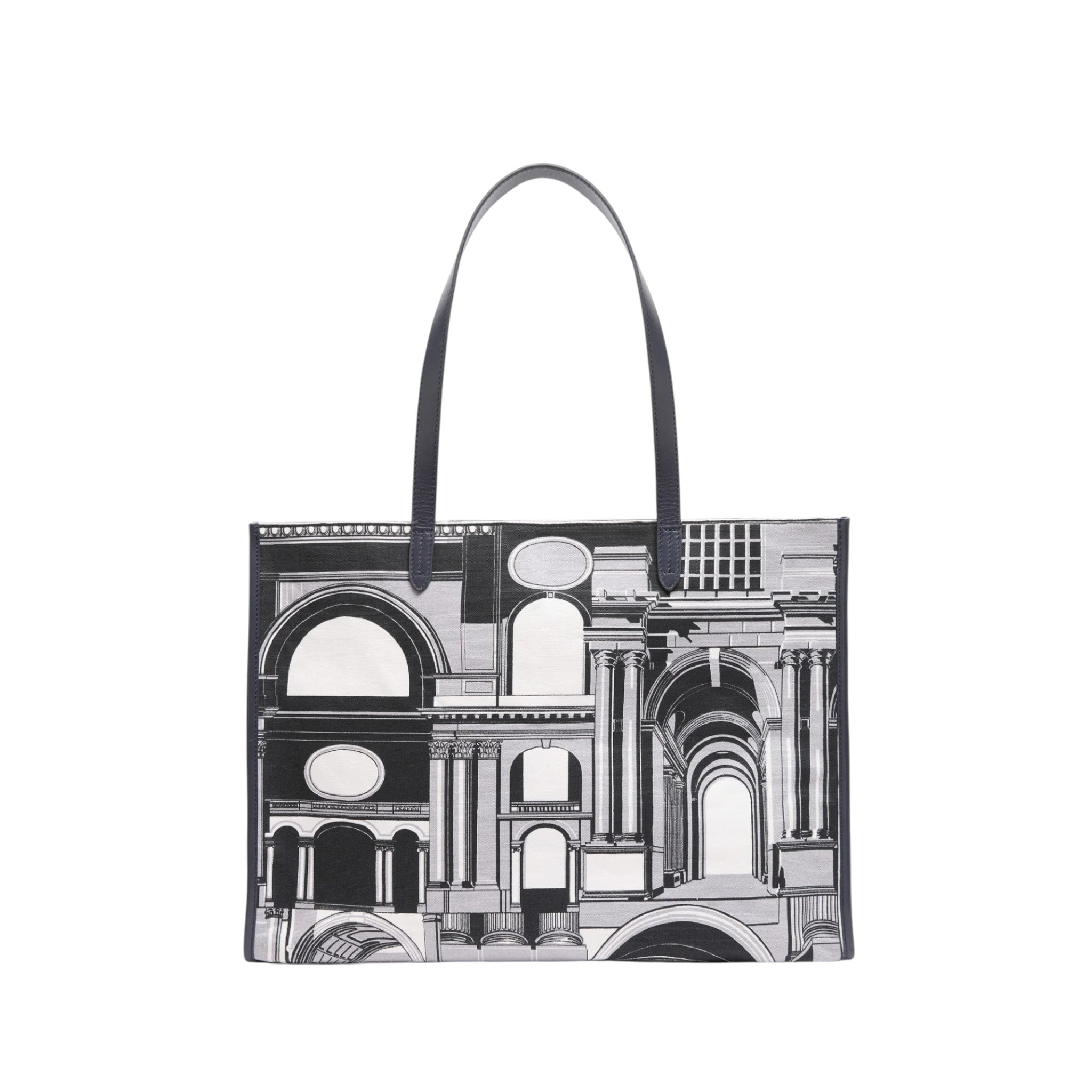 Mirage Black and White Shopping Bag
