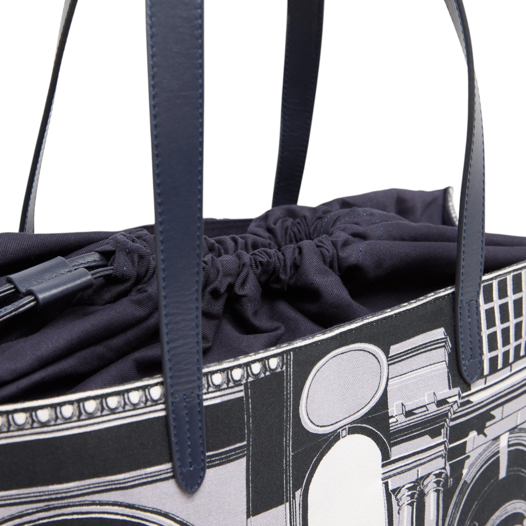 Mirage Black and White Shopping Bag