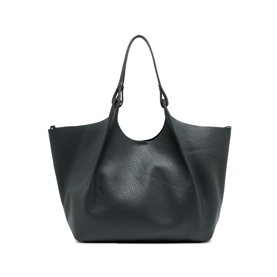 DUA minibag by Gianni Chiarini, made of soft double grain leather, versatile, stylish, practical for everyday use.