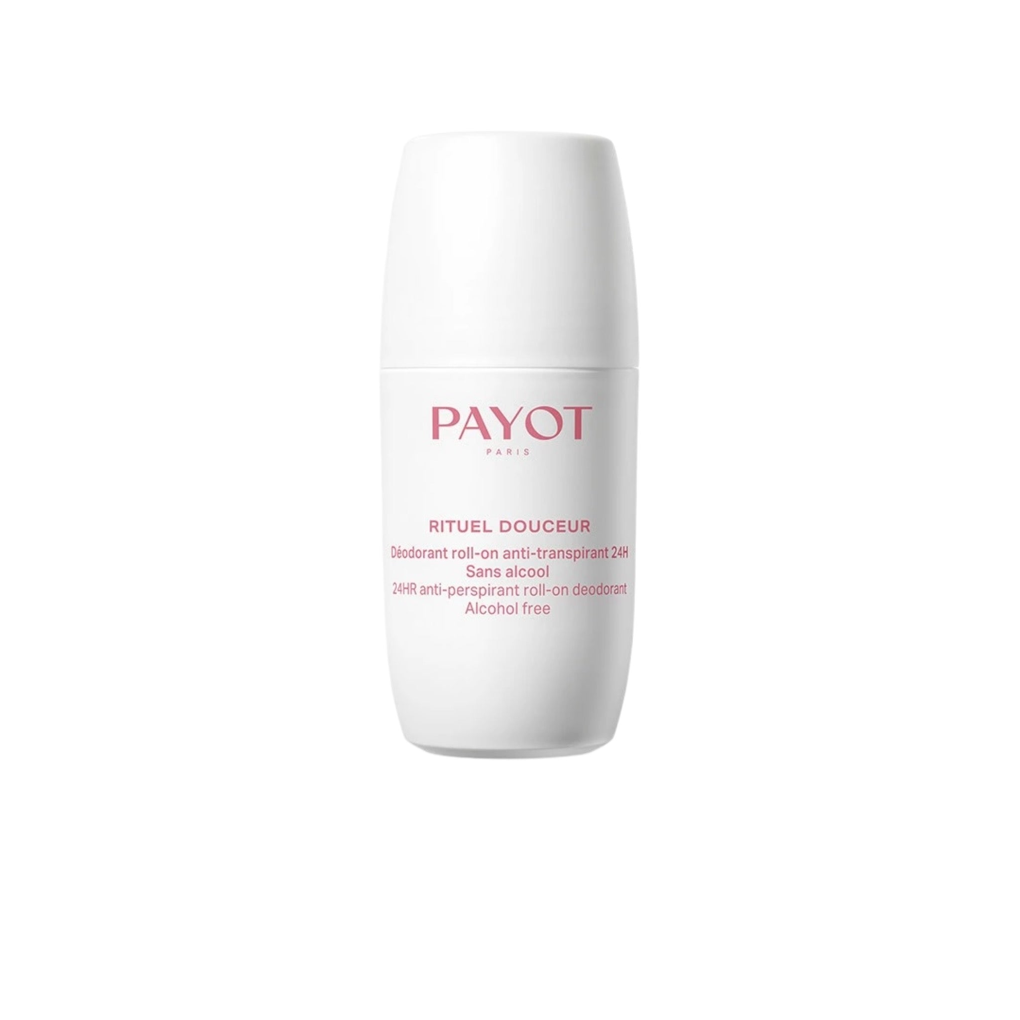 PAYOT Rituel Douceur alcohol-free roll-on deodorant, 24-hour anti-perspirant with a gentle formula, 75 ml.