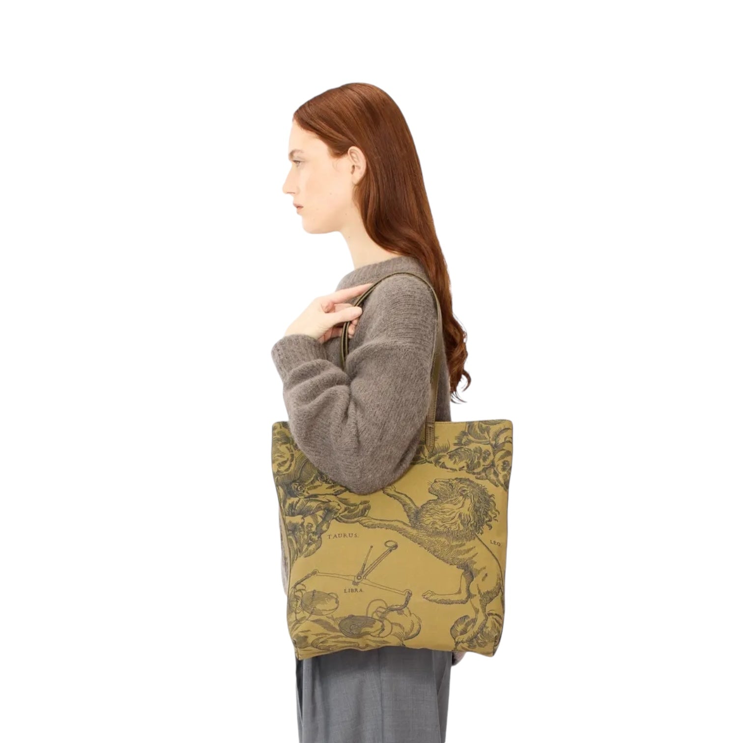 Astrology Shoulder Bag Khaki