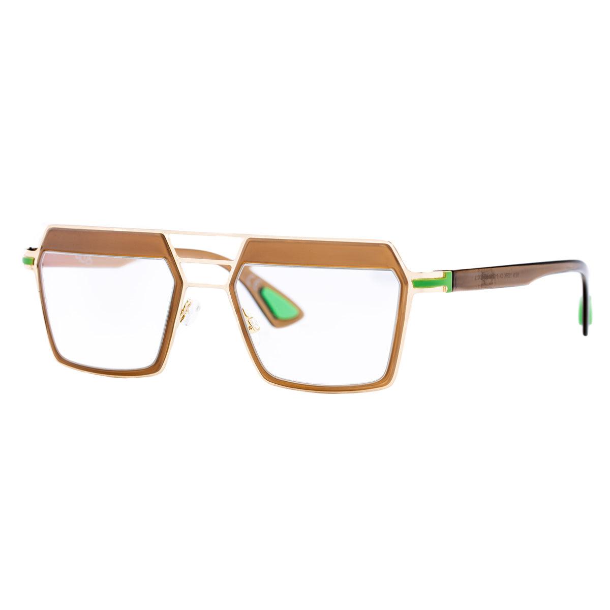 NEW YORK C4 occhiali da sole in metallo oro con lenti fotocromatiche grigie e dettagli marroni per un look sofisticato.