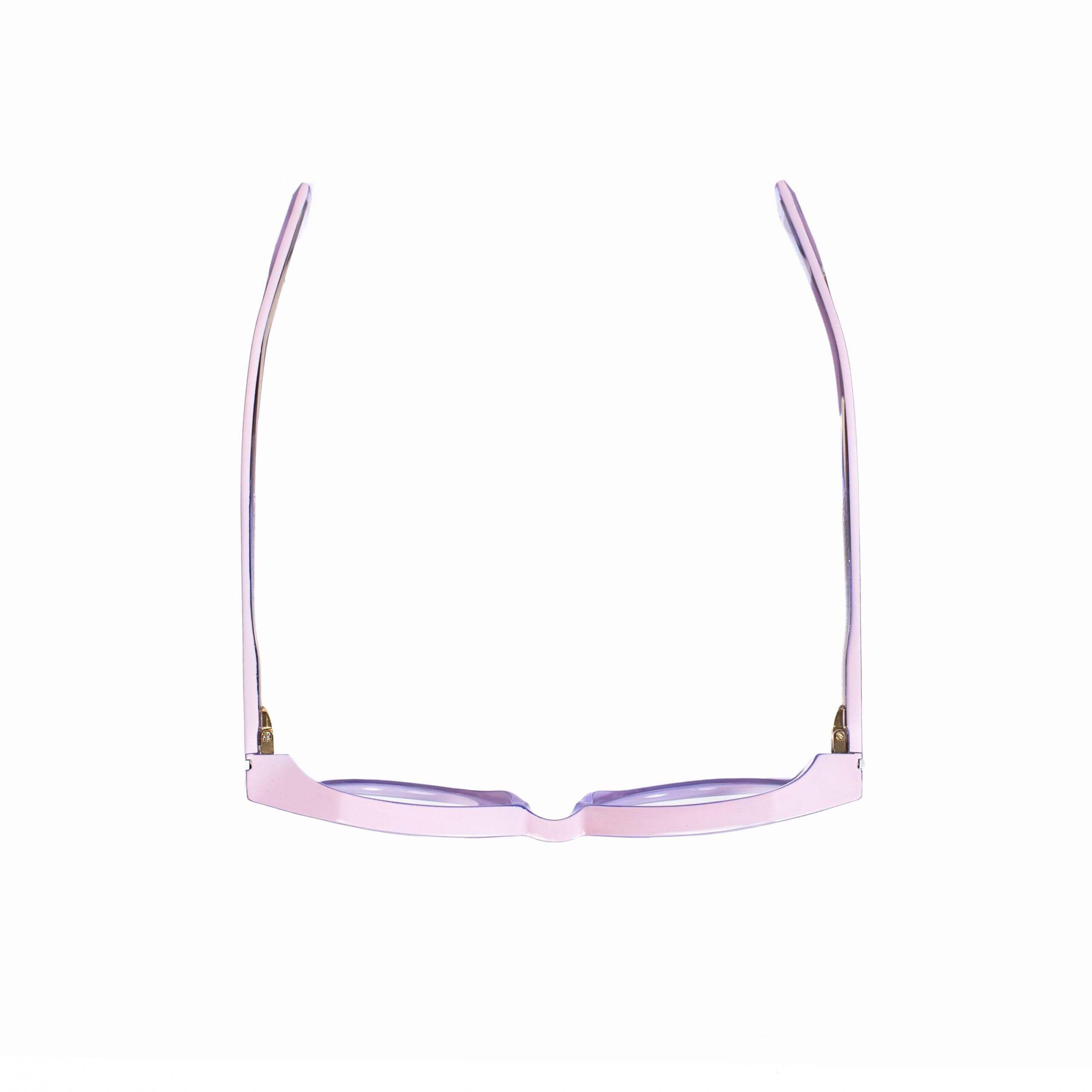 BAL HARBOUR C27 sunglasses with bold purple transparent frame design by AirDP.