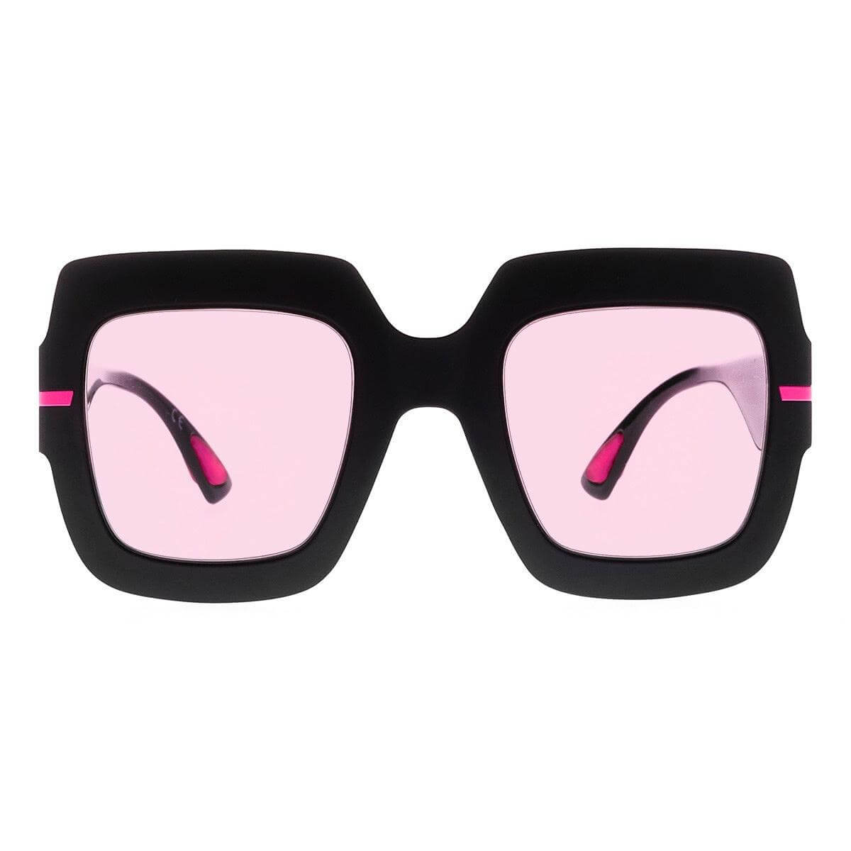 Occhiali da sole JENNIFER C1, modello over size con lenti rosa e design glamour.