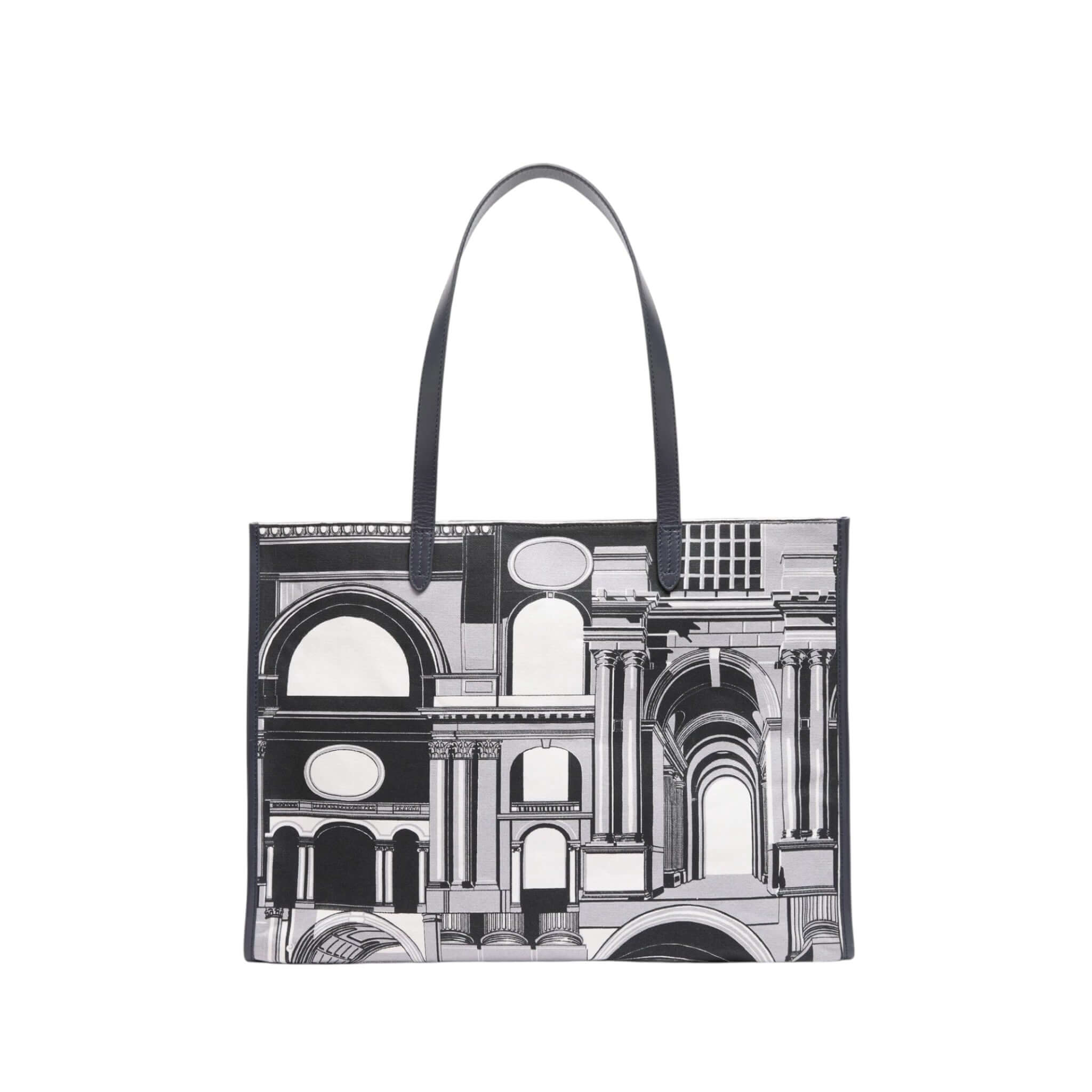 Mirage Black and White Shopping Bag