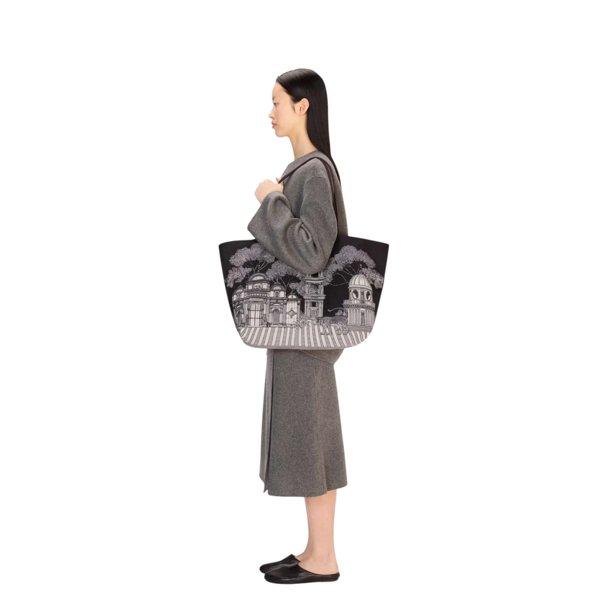 Maxi Shopping Bag Labyrinthe Green