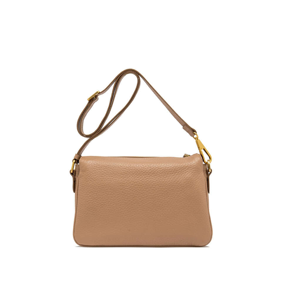 Borsa BROOKE in pelle grana maxi, Gianni Chiarini, elegante, con tracolla removibile e chiusura zip.