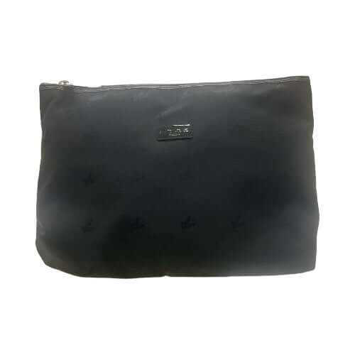 Busta Uomo Grande in nylon lavabile con chiusura zip e targhetta ETRO, misura 28x20x8 cm.
