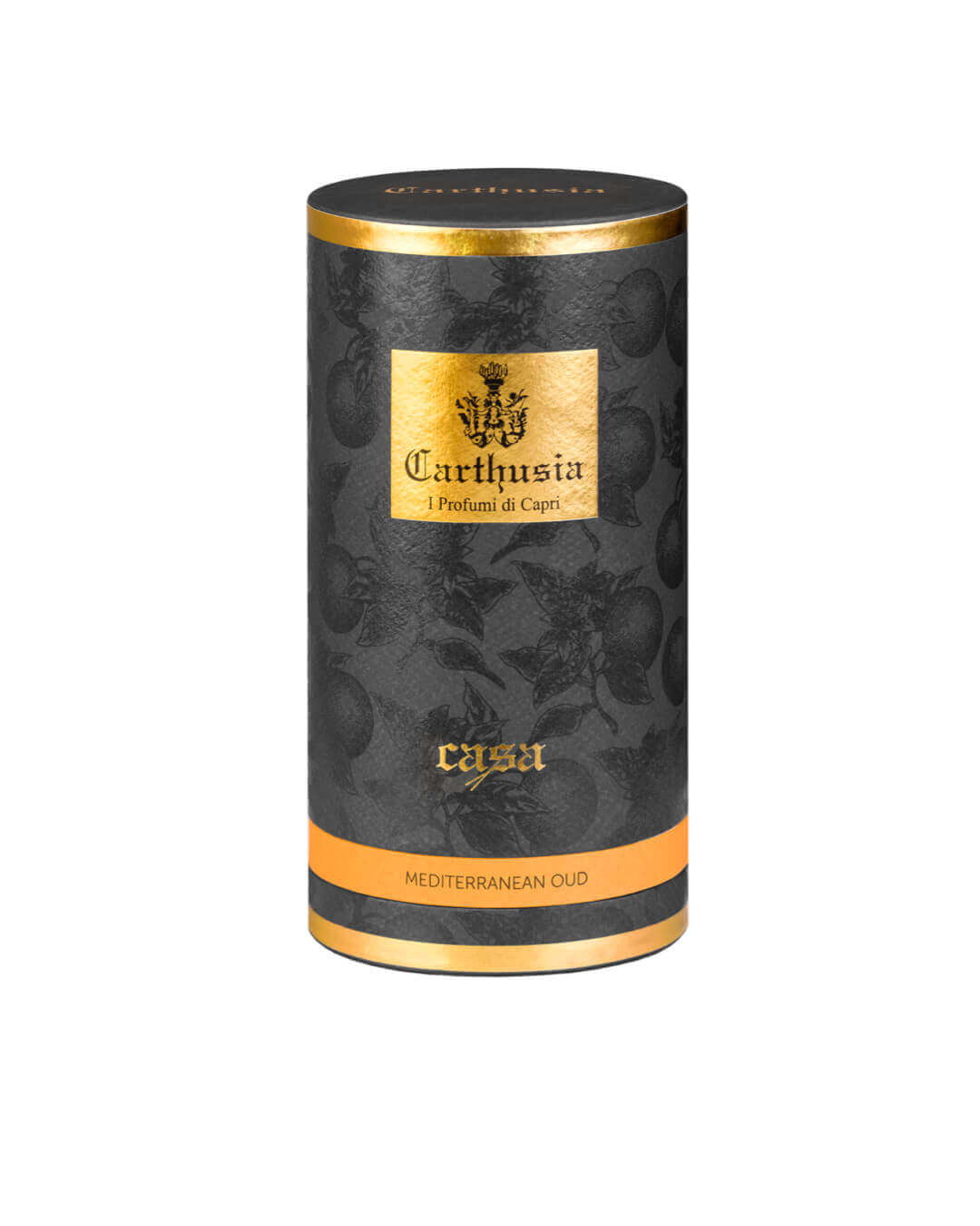 Carthusia Mediterranean Oud Diffusore, a luxurious blend of Eastern and Western scents in elegant packaging.