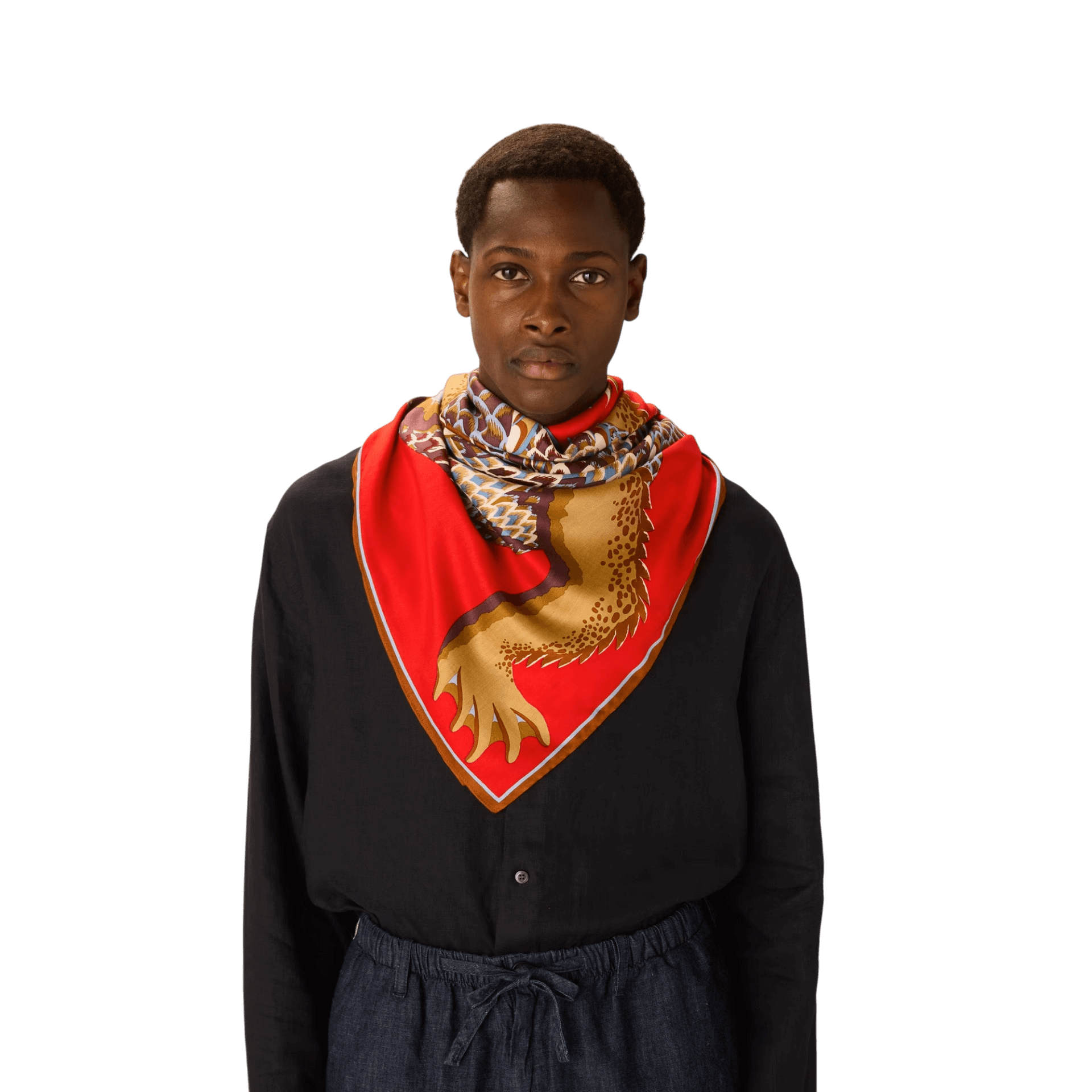 Foulard Quadrato Croco