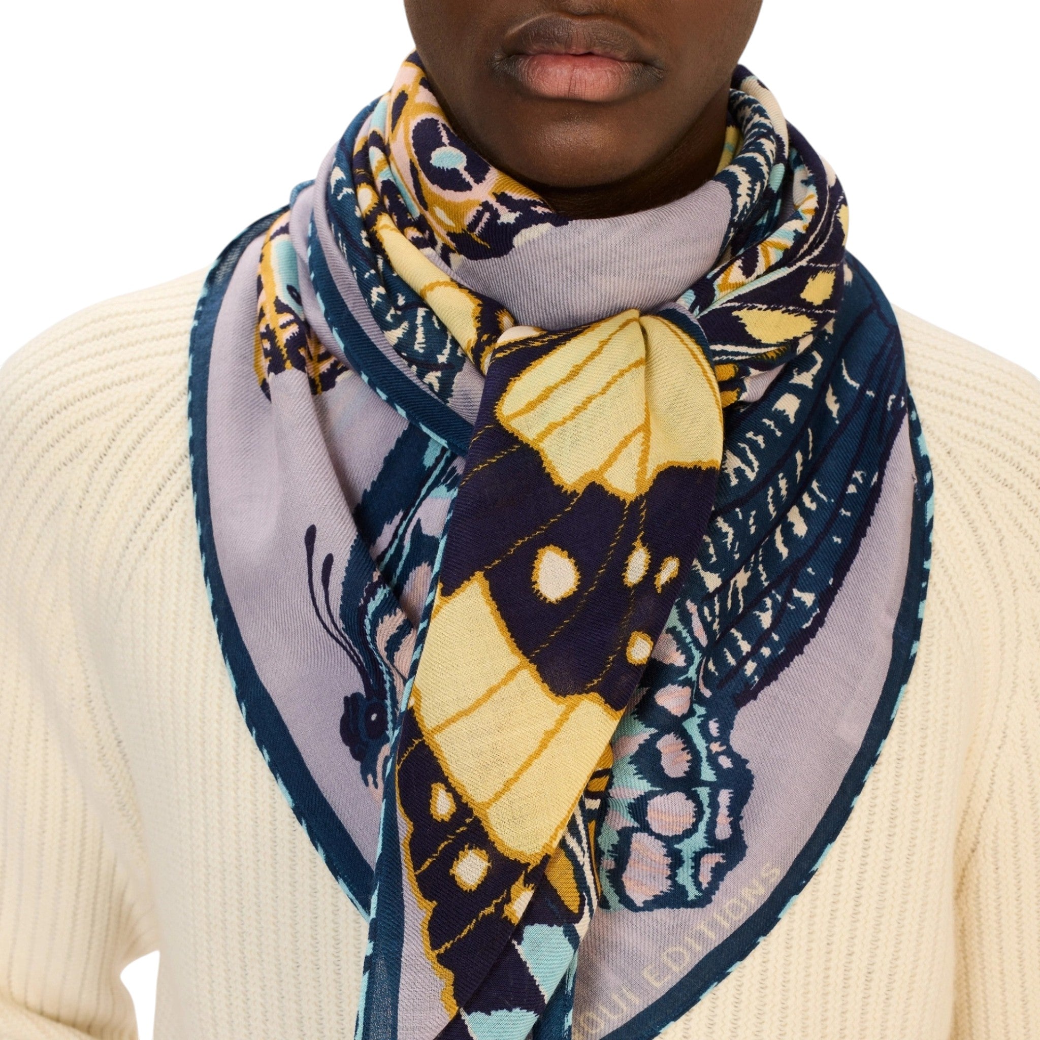 Foulard Quadrato Farfalle