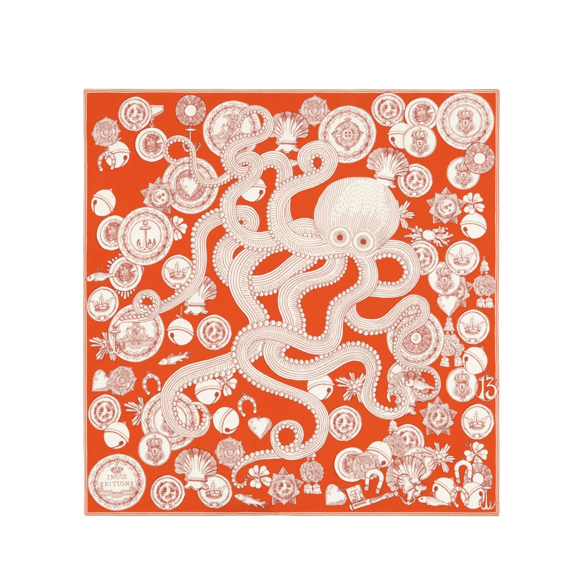 Foulard Quadrato Octopus