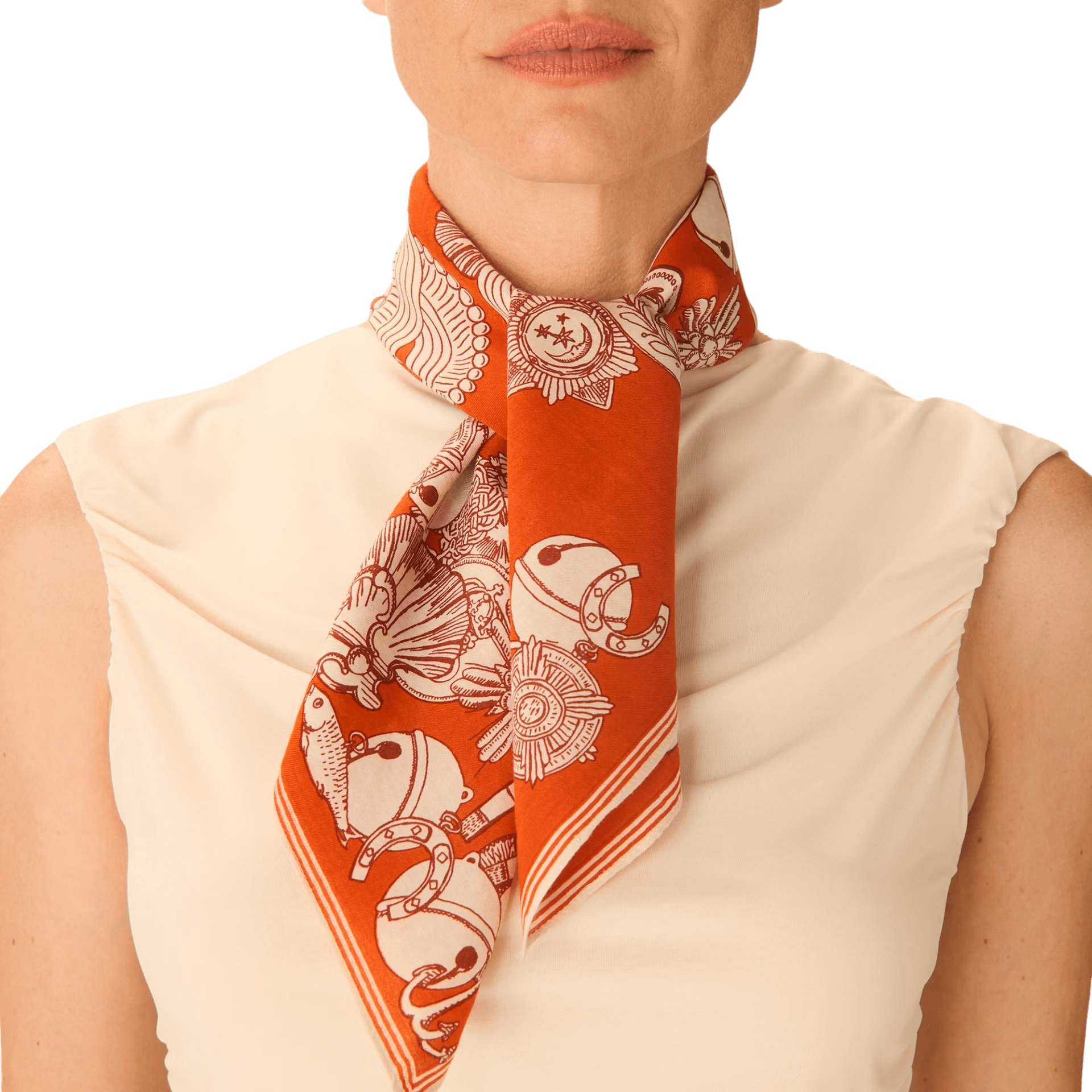 Foulard Quadrato Octopus