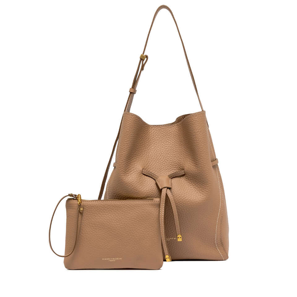 SIENNA by Gianni Chiarini, stylish soft leather bag with pouch, perfect for chic casual looks.