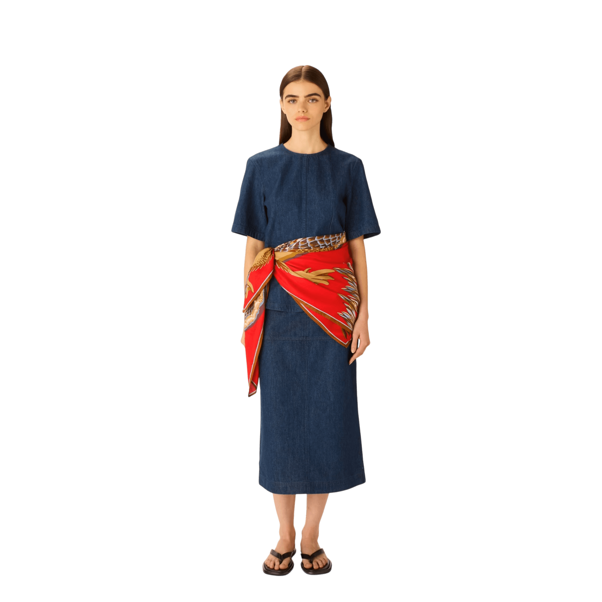 Foulard Quadrato Croco