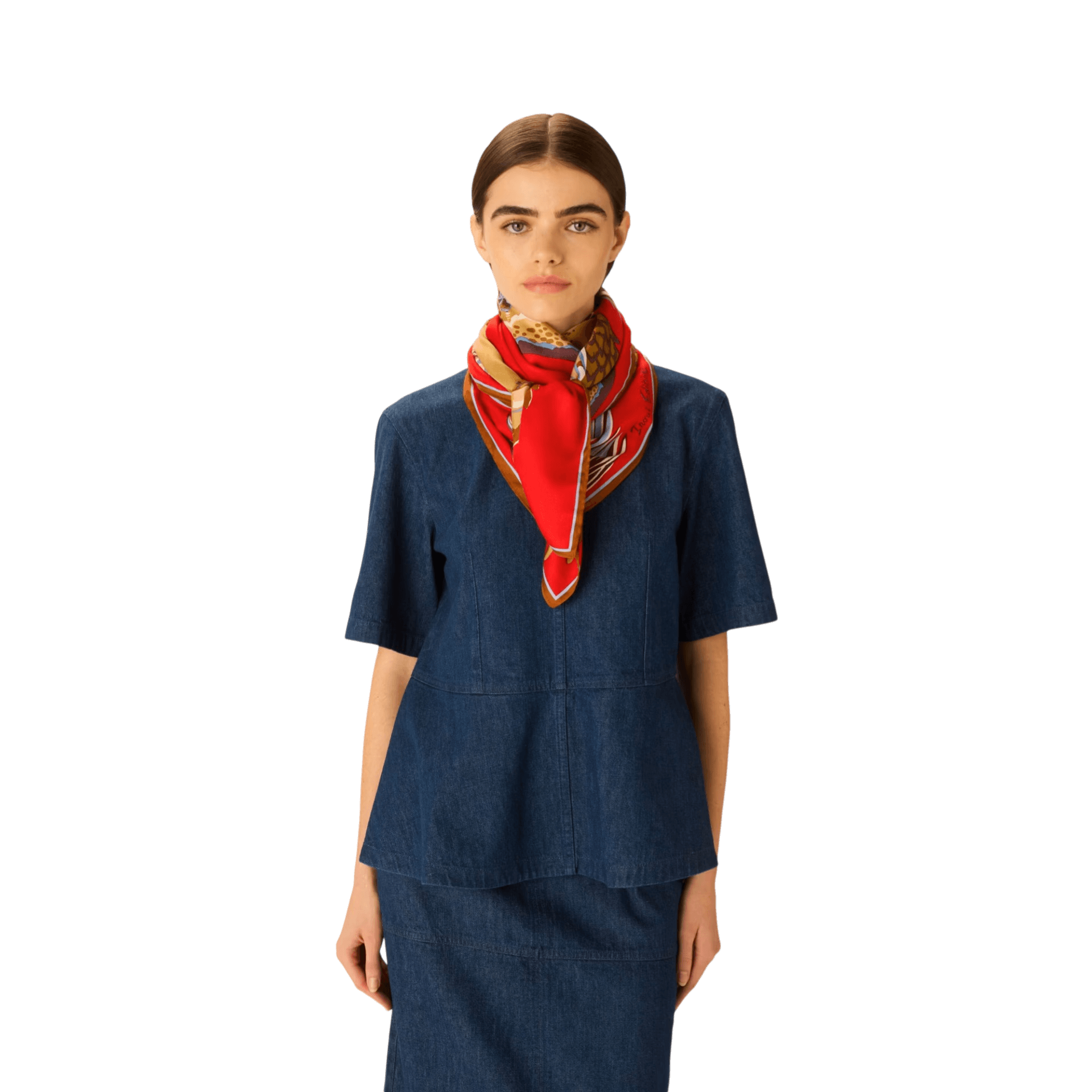 Foulard Quadrato Croco