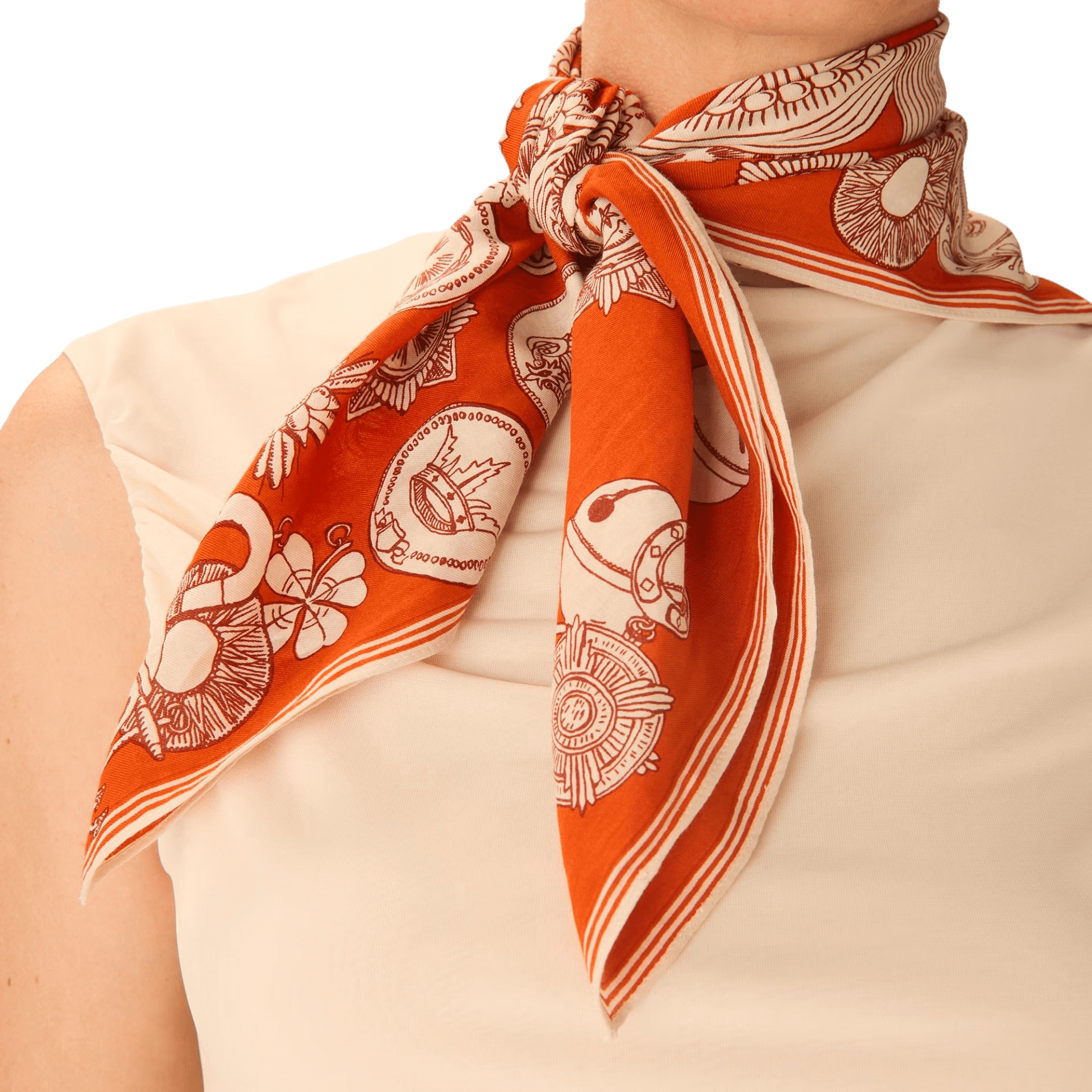 Foulard Quadrato Octopus