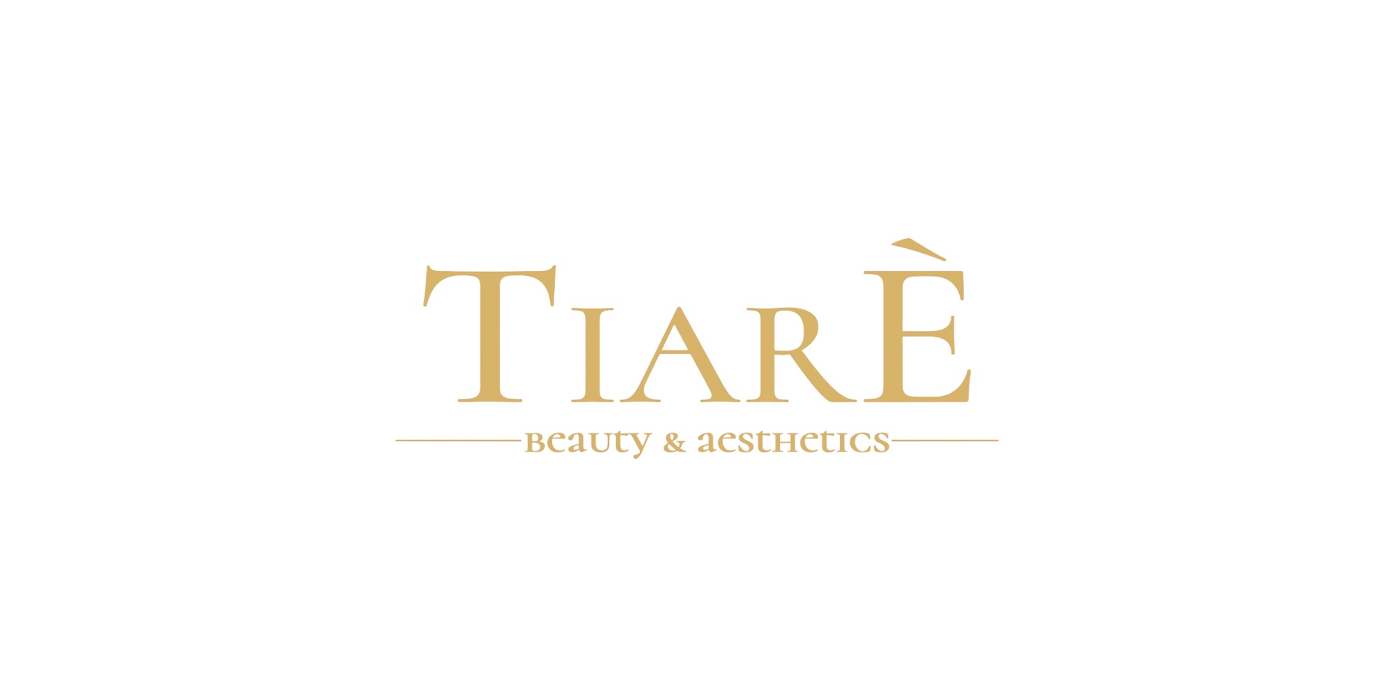 Logo of Tiarè Beauty & Aesthetics, symbolizing luxury and elegance in skincare and aesthetic services.