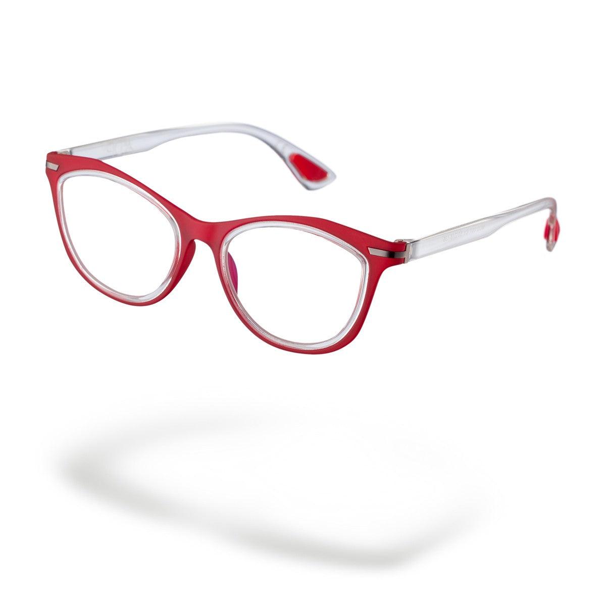LOLLI C1 occhiali di design con montatura rossa, leggeri ed ergonomici, dalla collezione Frame.