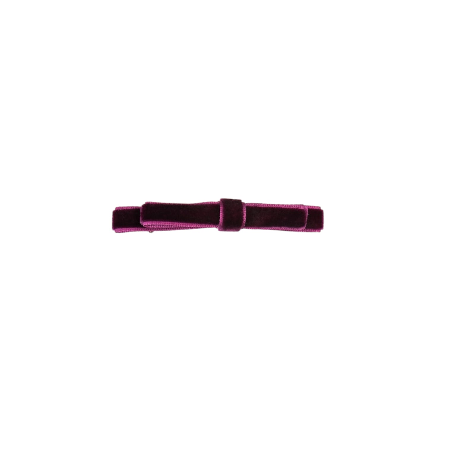 Molletta Capelli Velvet Double Bow in rich purple, stylish hair accessory for added elegance and flair.