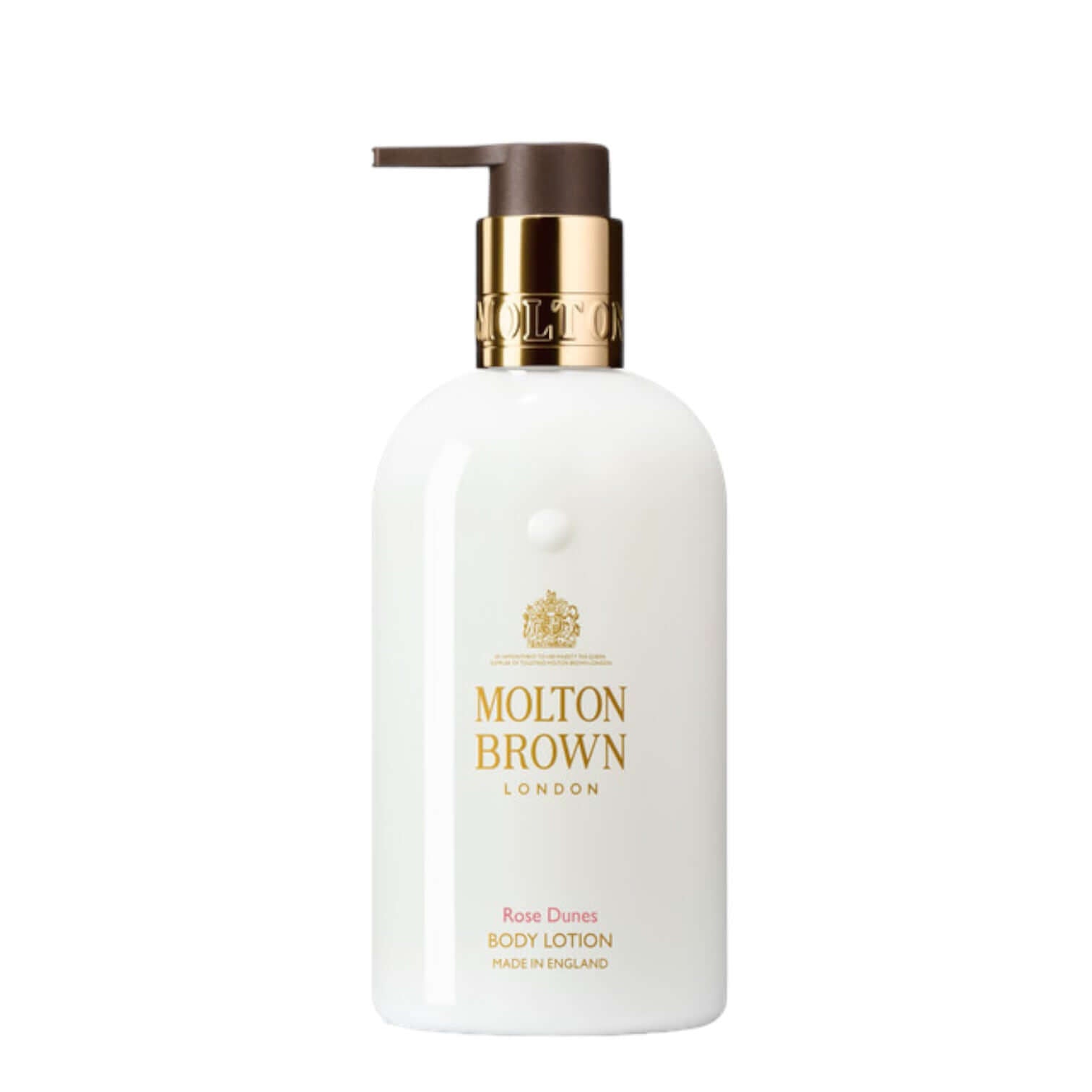 Molton Brown Rose Dunes Crema Corpo, idratante leggero con note floreali e 300 ml di fragranza.