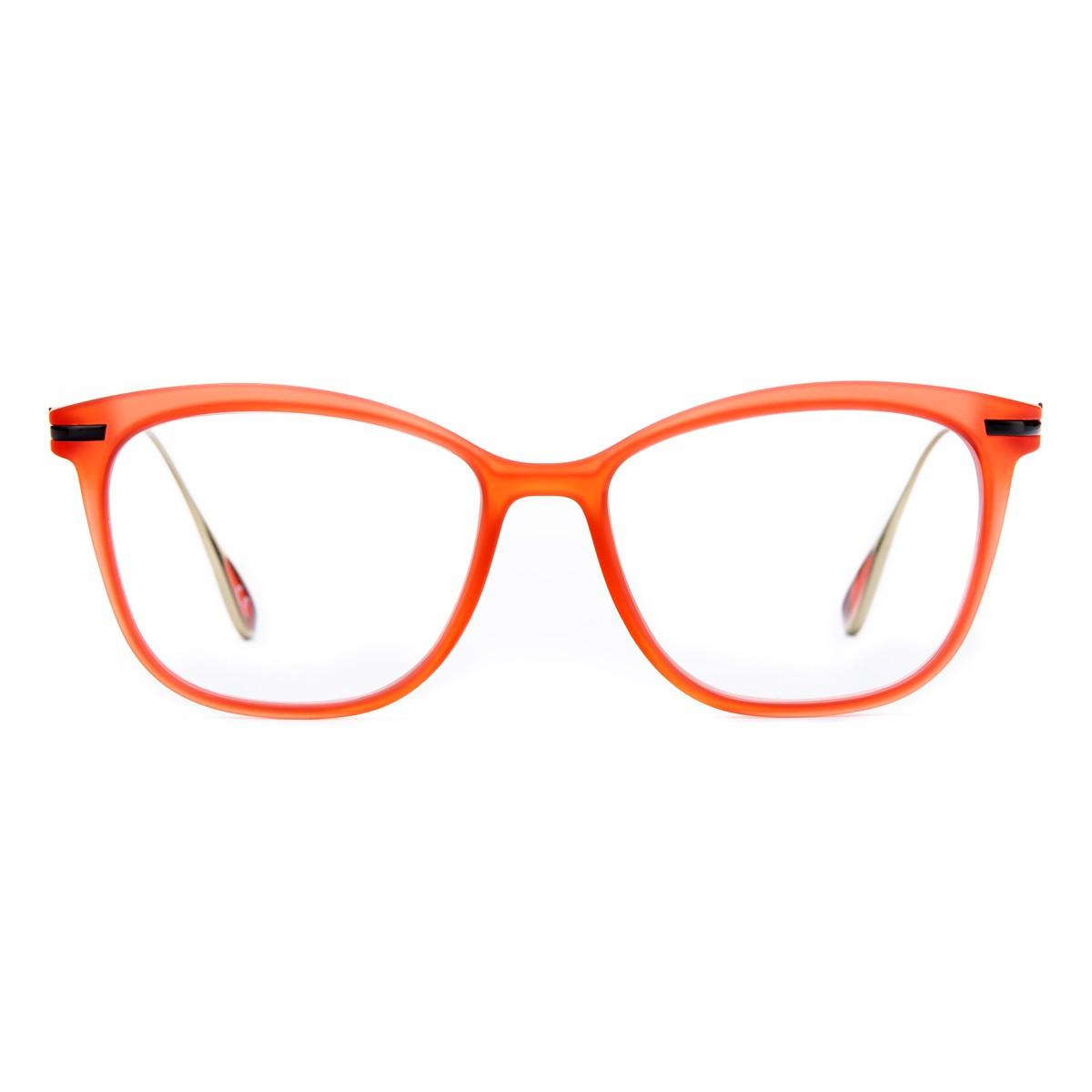 Occhiali AGUA C5 in design innovativo arancione, modello della collezione Titanium.