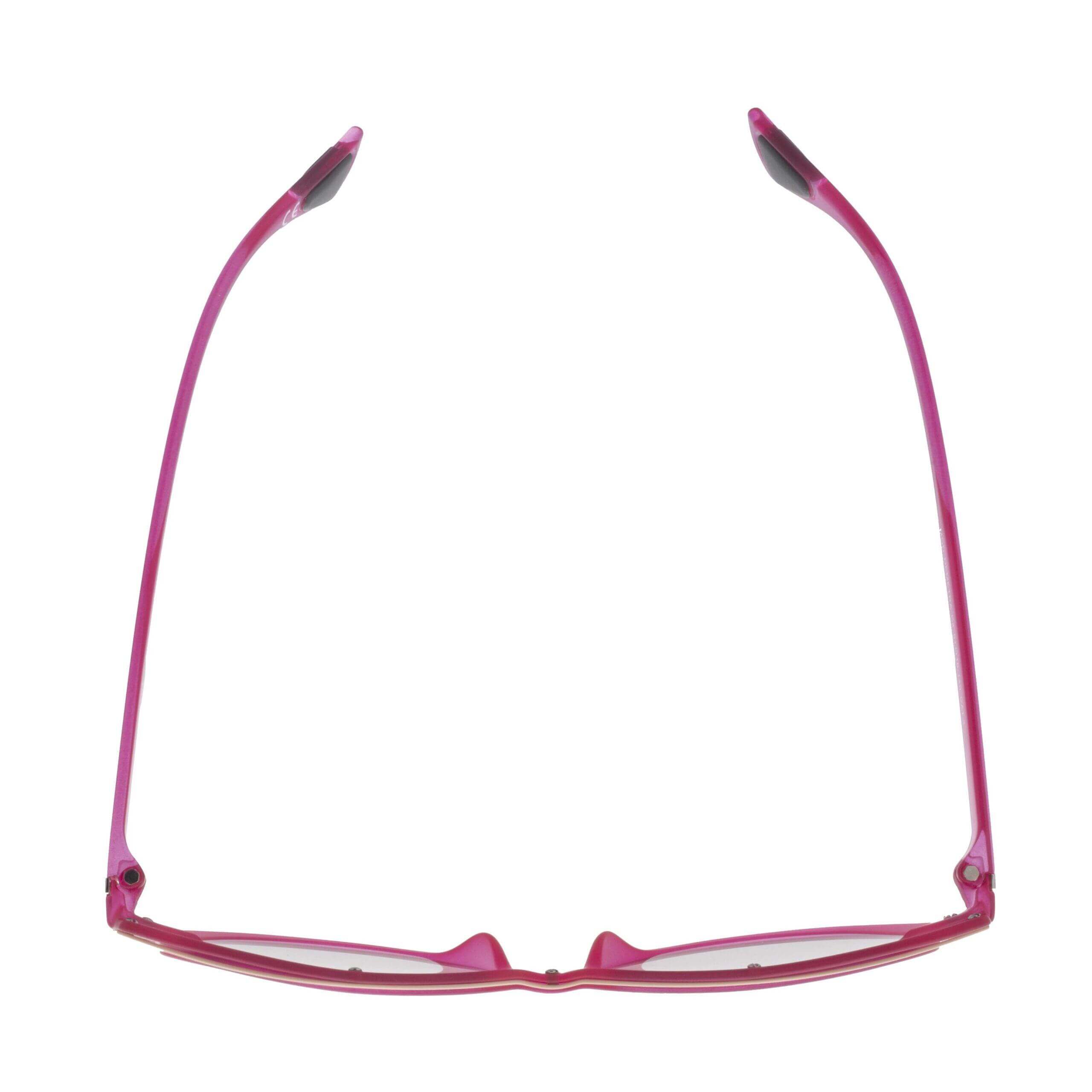 DEMETRA C4 rosa solare con lenti fotocromatiche, architettura d’effetto e luminosità al volto.