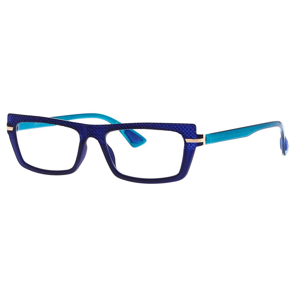 Occhiali fotocromatici VALENTINA C2 blu con frontale moderno e athleisure, lenti che si adattano alla luce.