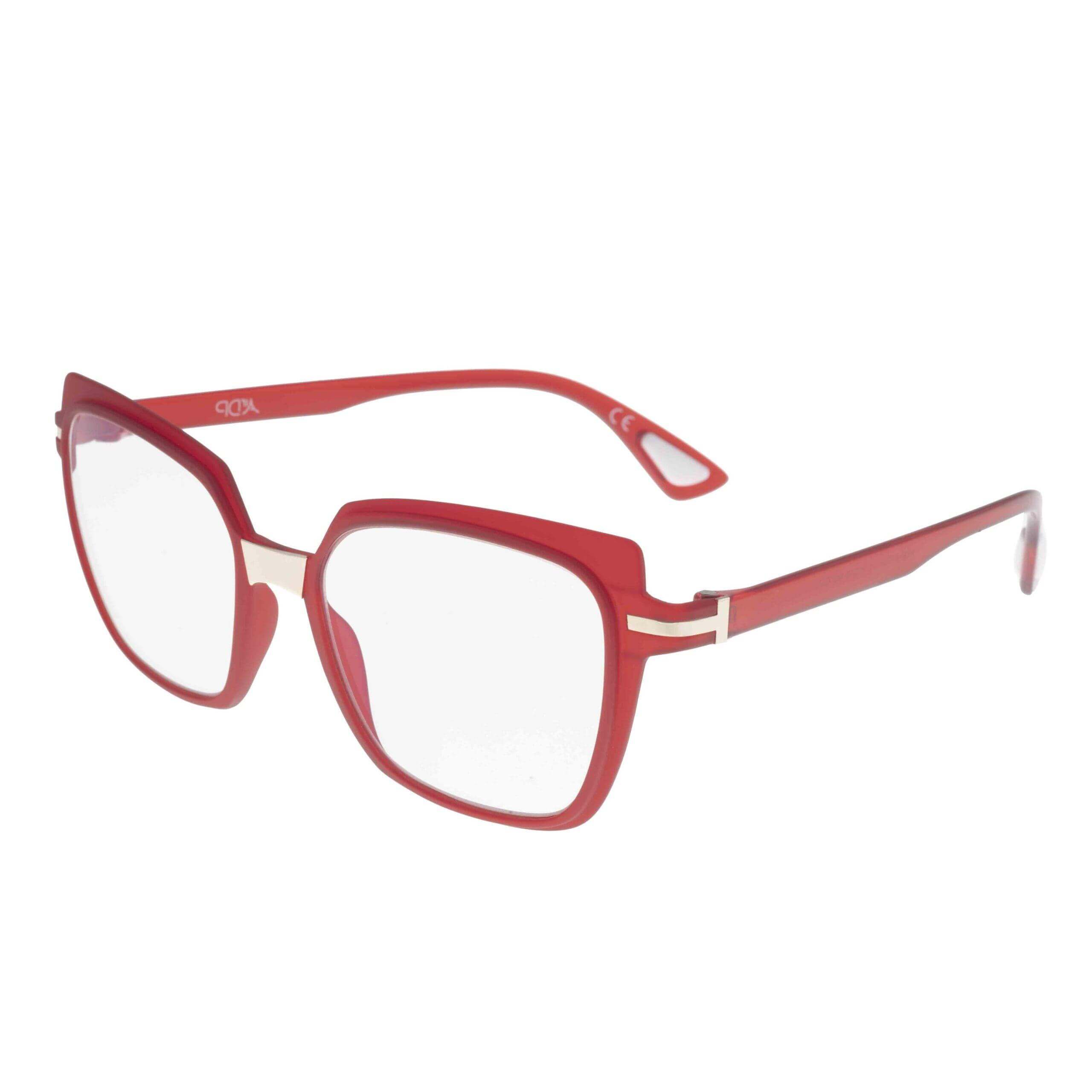 ATENA C1 occhiali con lenti fotocromatiche e design elegante in rosso per un look sofisticato.