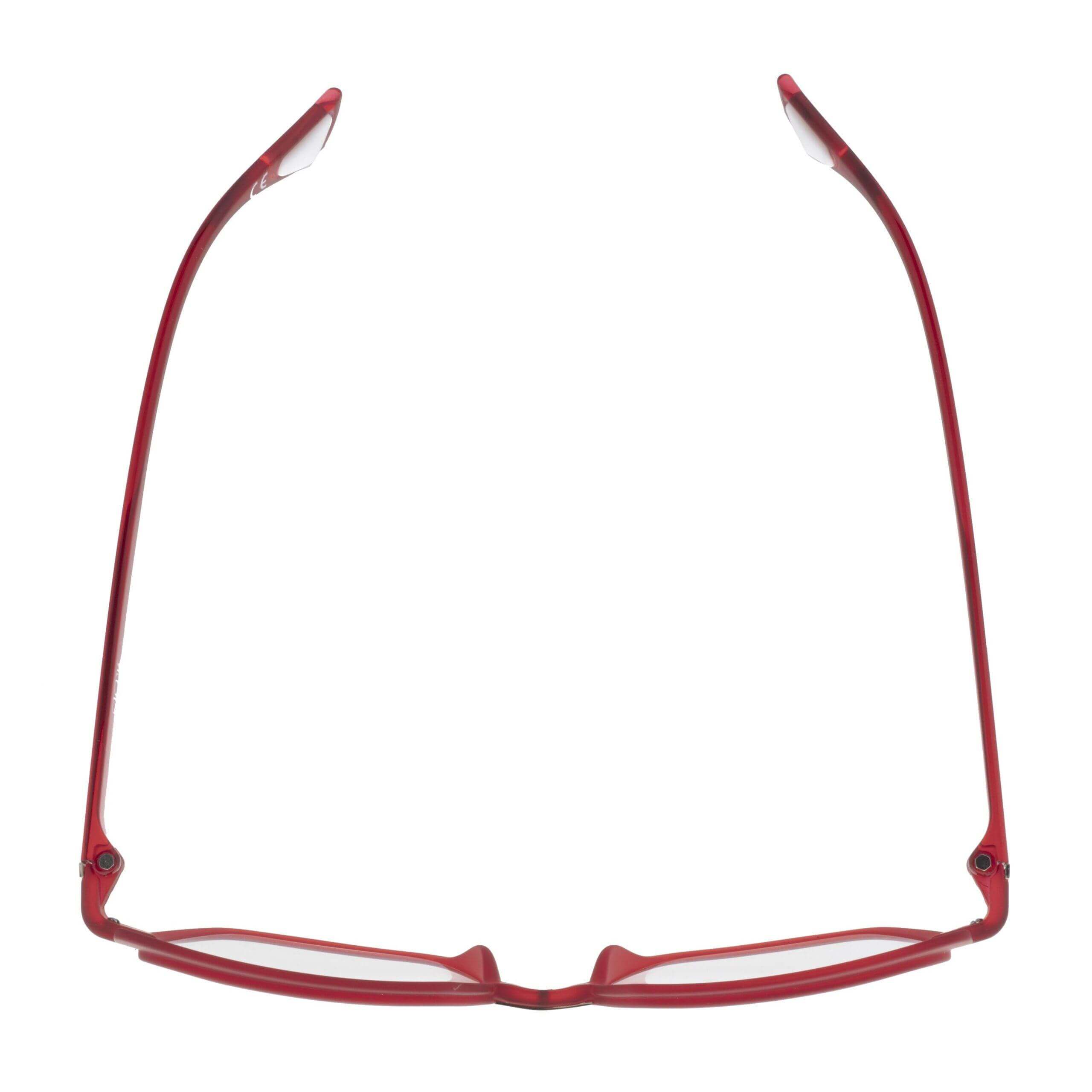 Occhiali ATENA C1 con lenti fotocromatiche e design elegante, colore rosso, parte della collezione First.