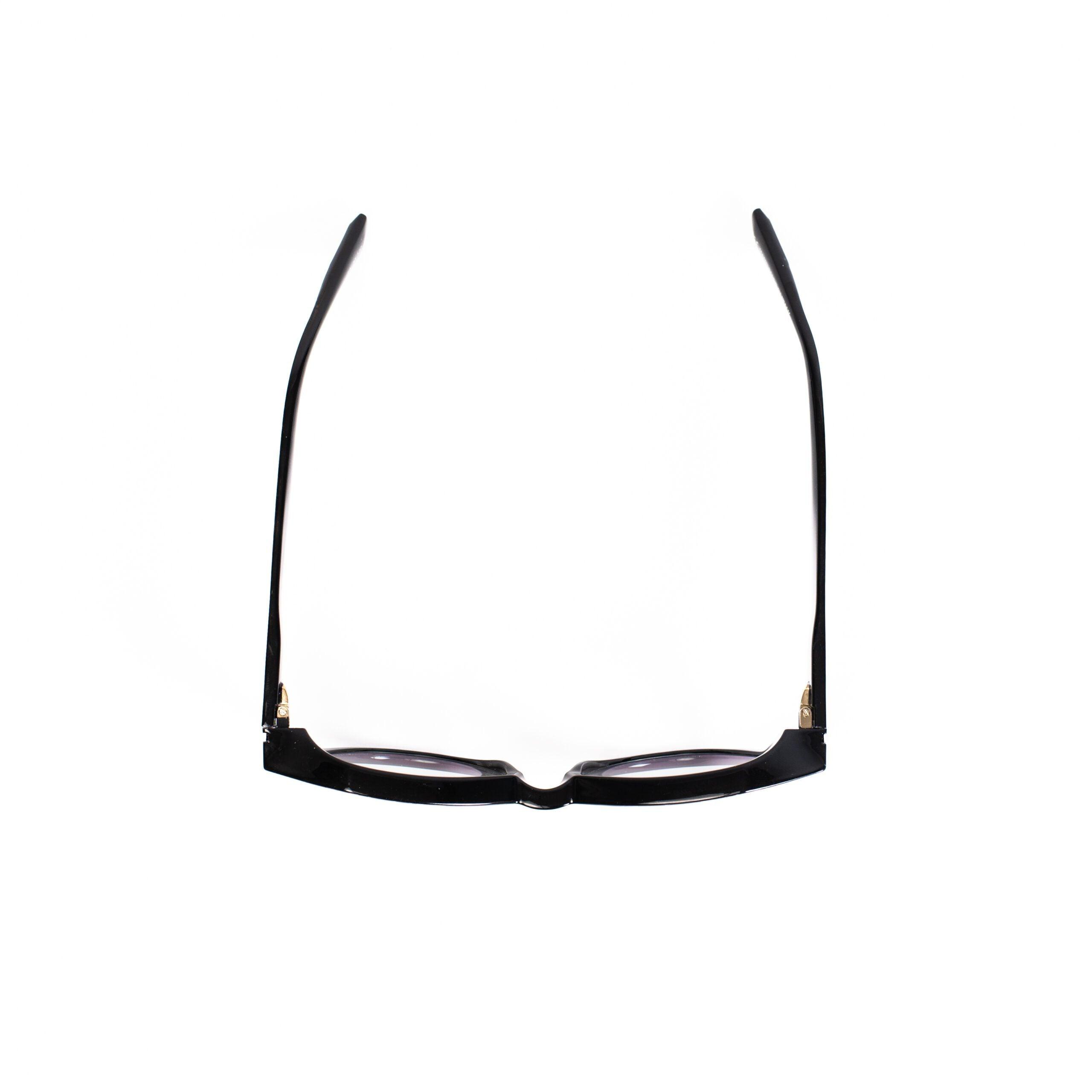 Occhiali BAL HARBOUR C26 con frontale nero trasparente e aste eleganti, collezione XY Bold by AirDP.