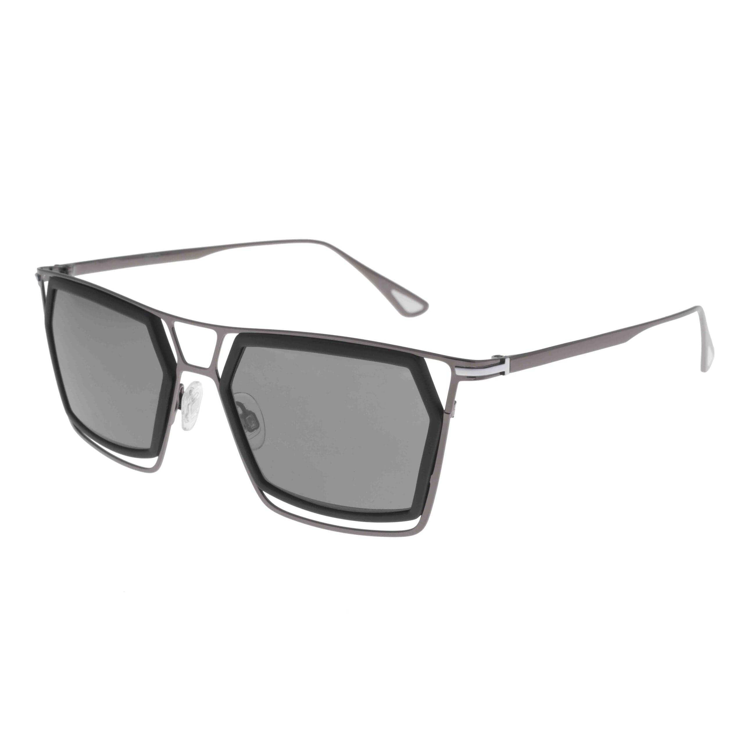 CANOPO C3 sunglasses with modern design, featuring bold lines and a lightweight metal structure for timeless style.