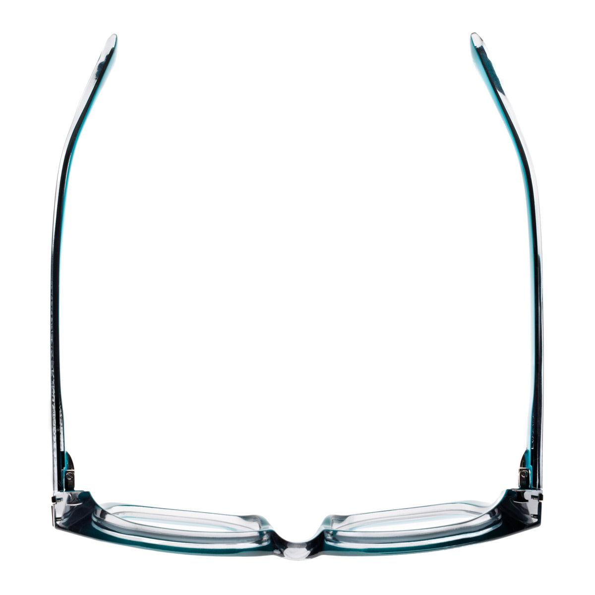 COCONUT GROVE C49 occhiali grigio e turchese con cerchio turchese e aste metalliche di AirDP