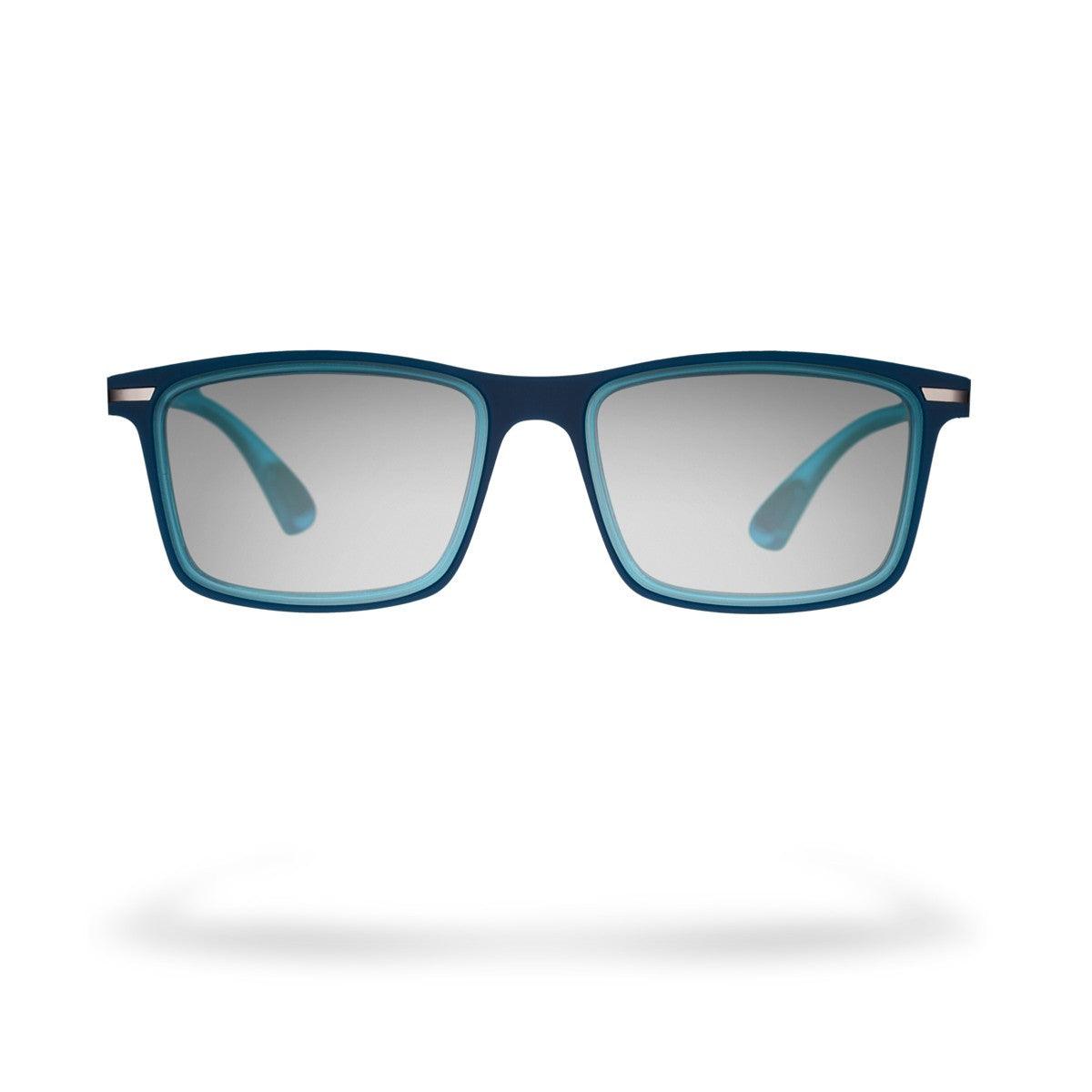 CONCY C6 occhiali da sole con design leggero ed ergonomico, colore blu contrastante.