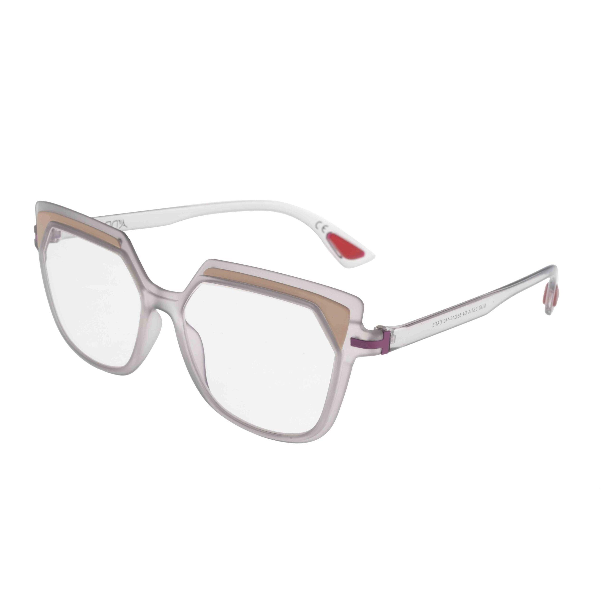 Occhiali ESTIA C4, lenti fotocromatiche con design moderno, collezione First, per luminosità e stile.